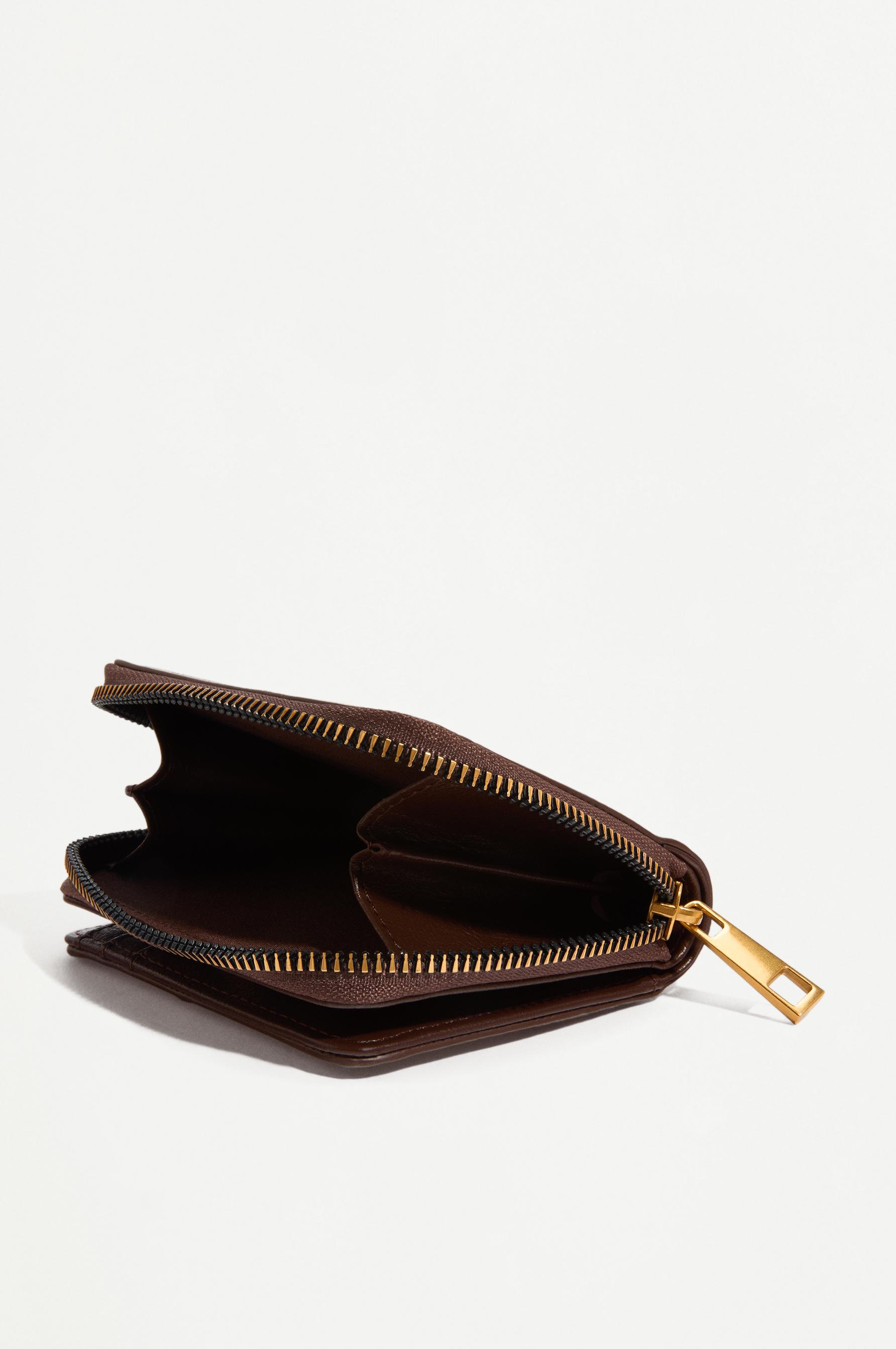 Patchwork wallet — BROWN