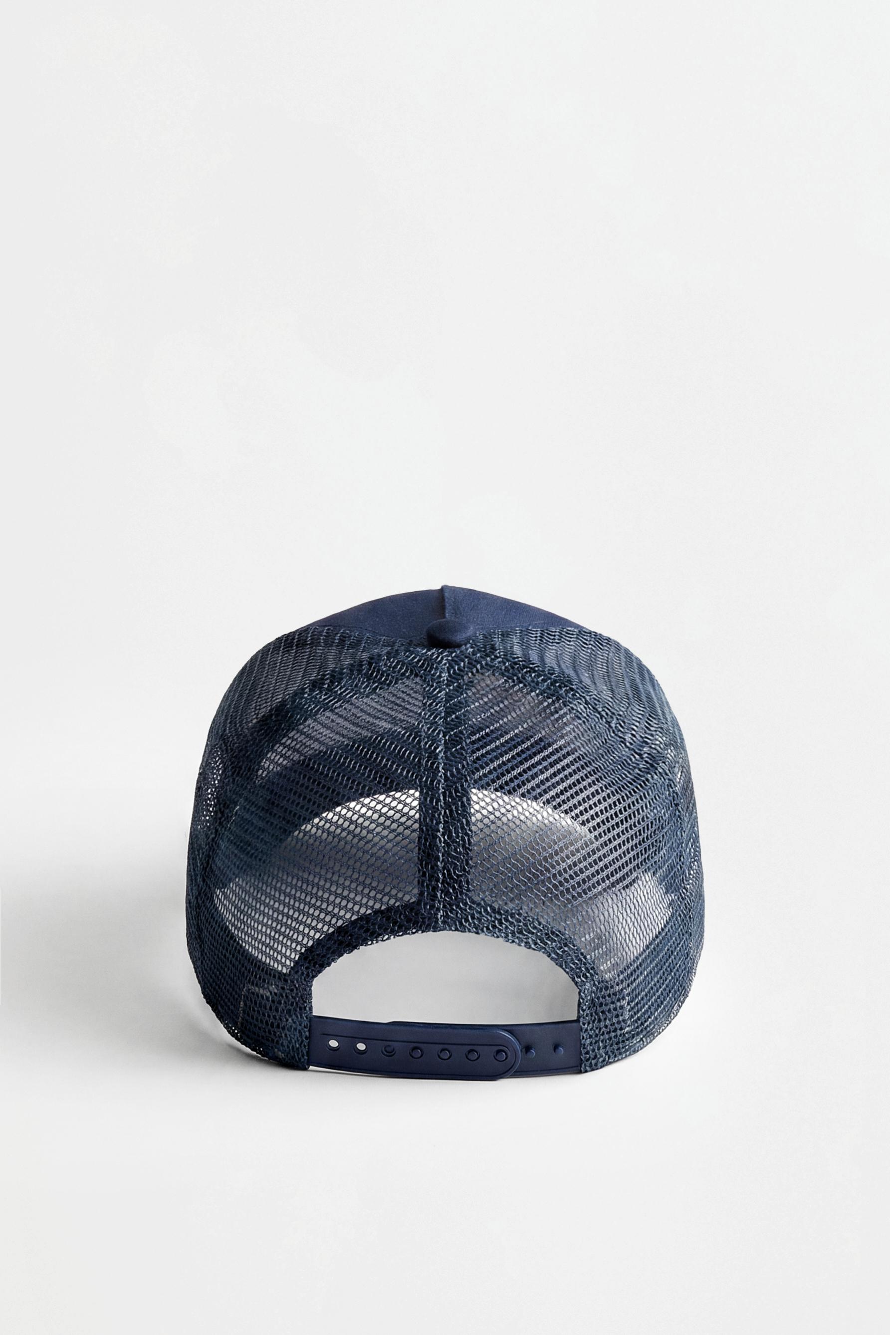 Mesh patch cap — INDIGO BLUE