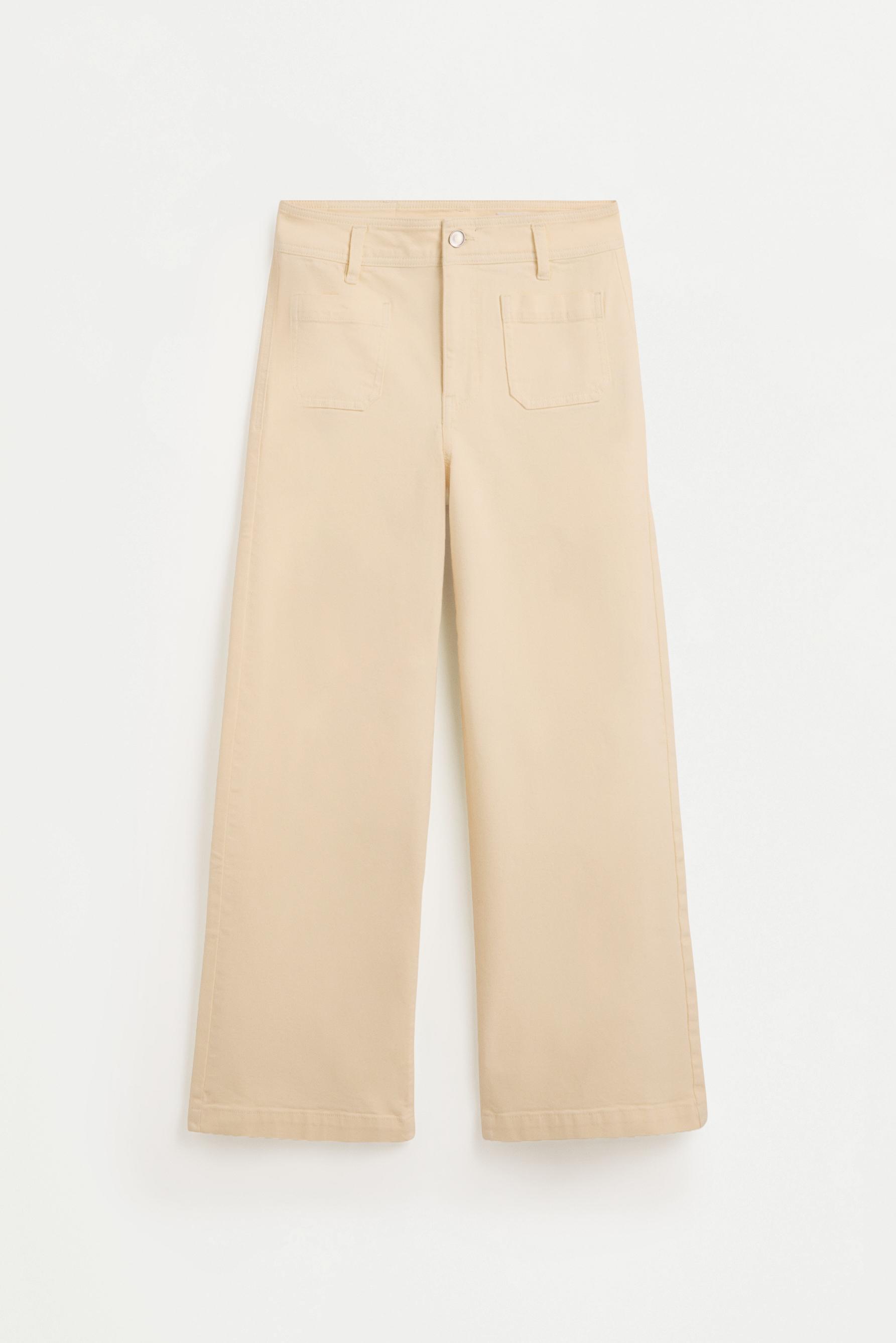 Stretch pocket jeans — PASTEL YELLOW