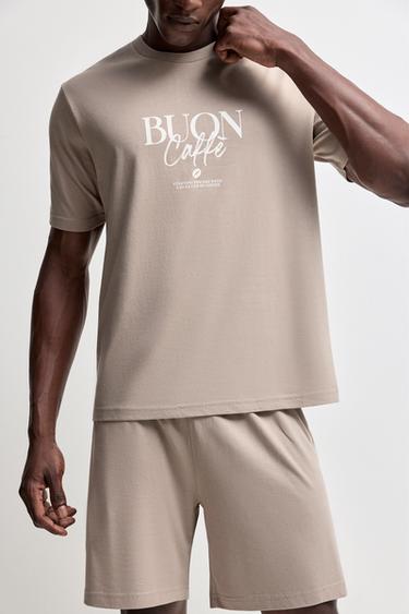 Short printed pyjamas — CAMEL 3
