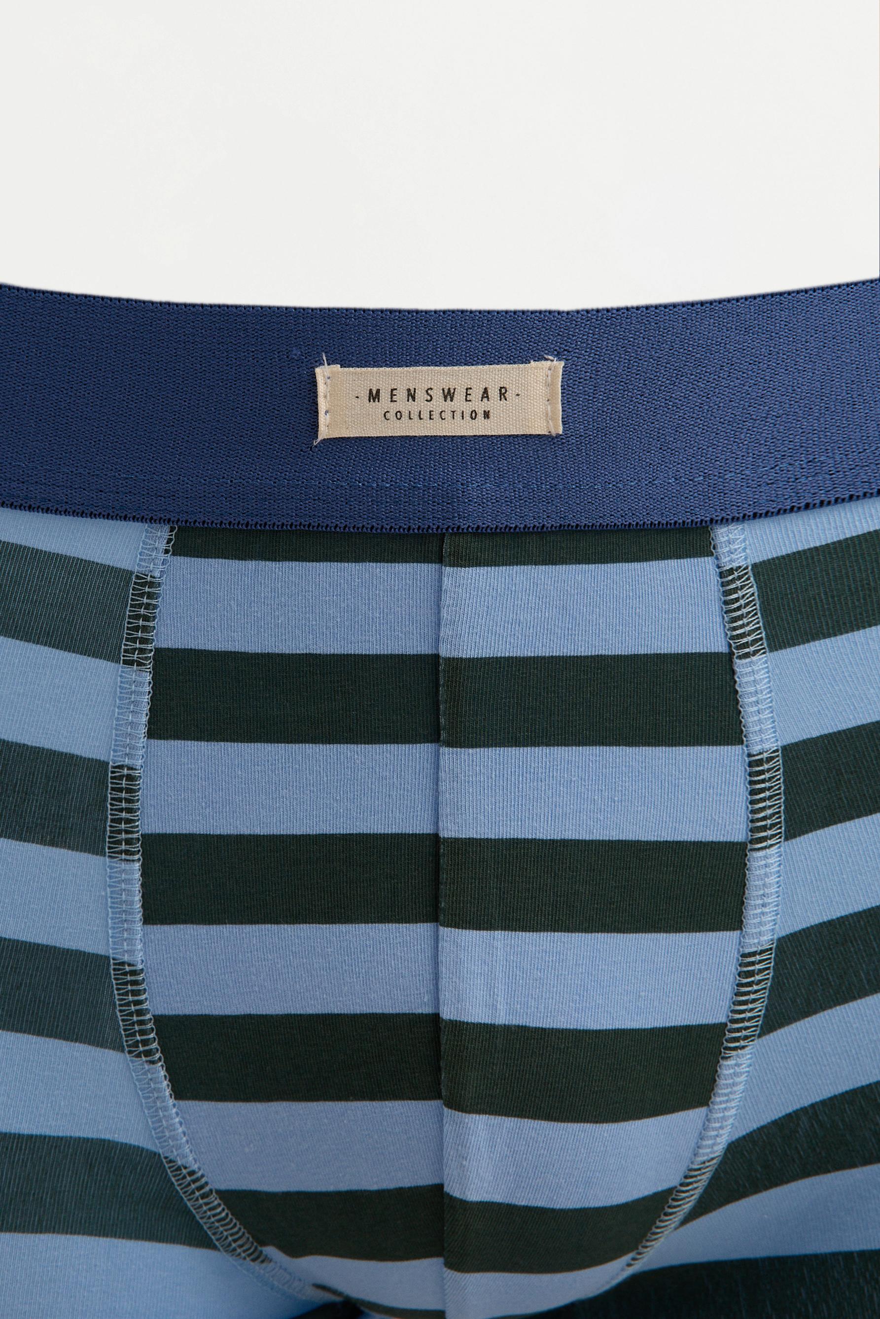 5-Pack of assorted long boxers — BLUE
