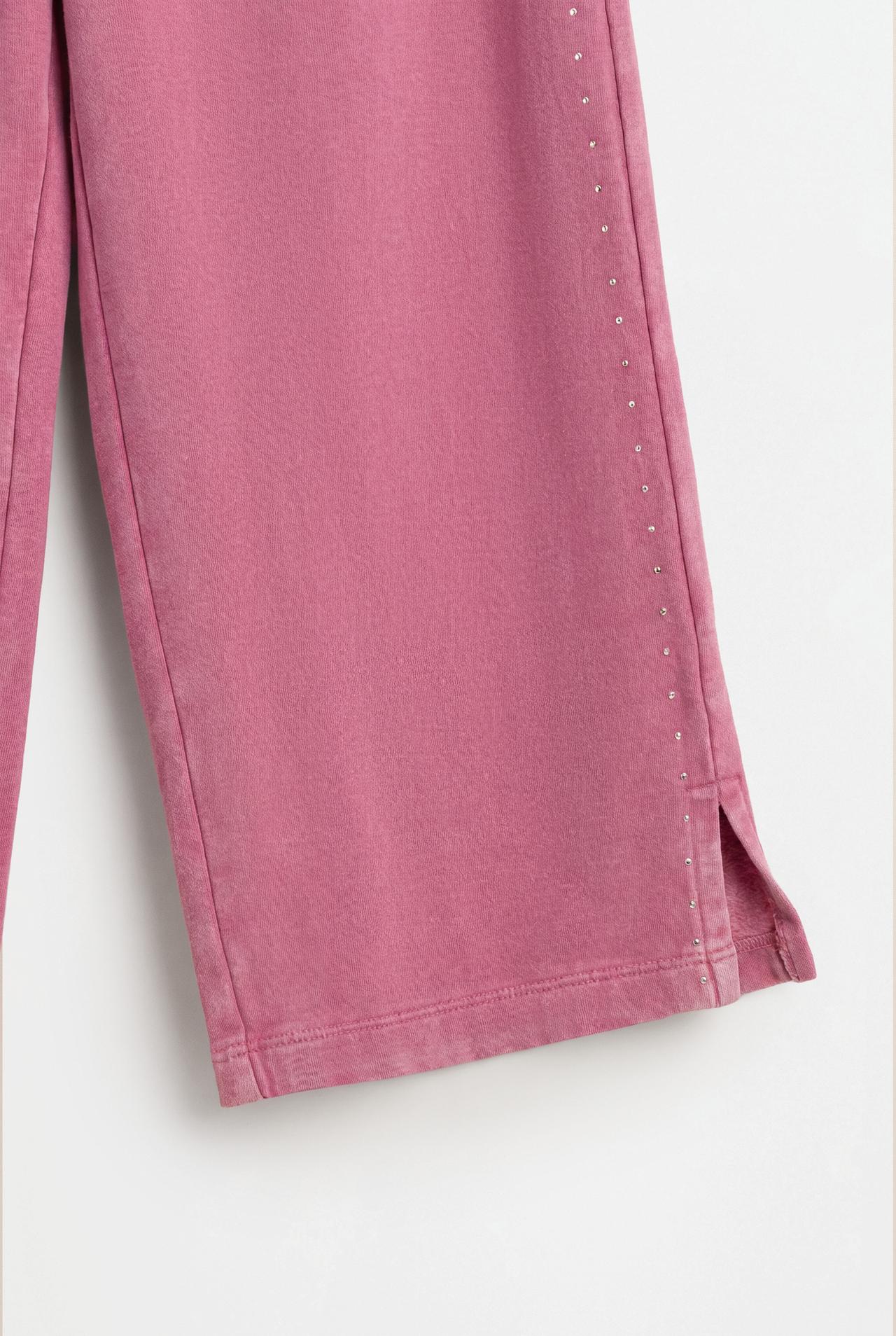 Studded culottes — DARK PINK