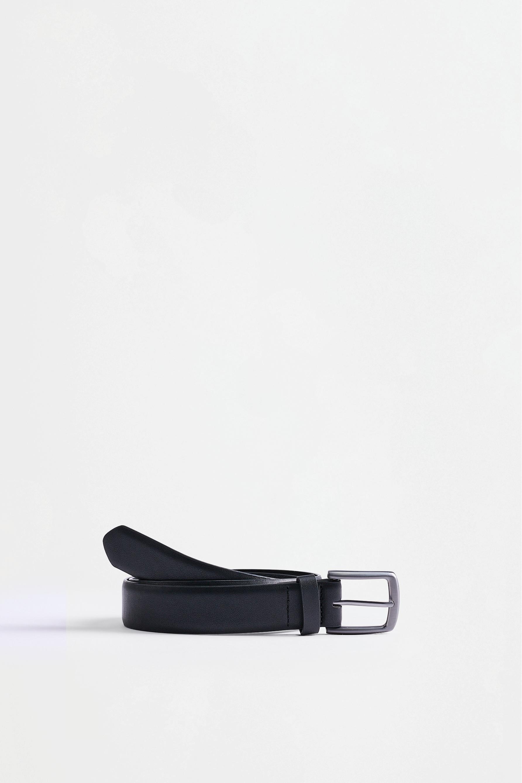 Smooth belt — BLACK