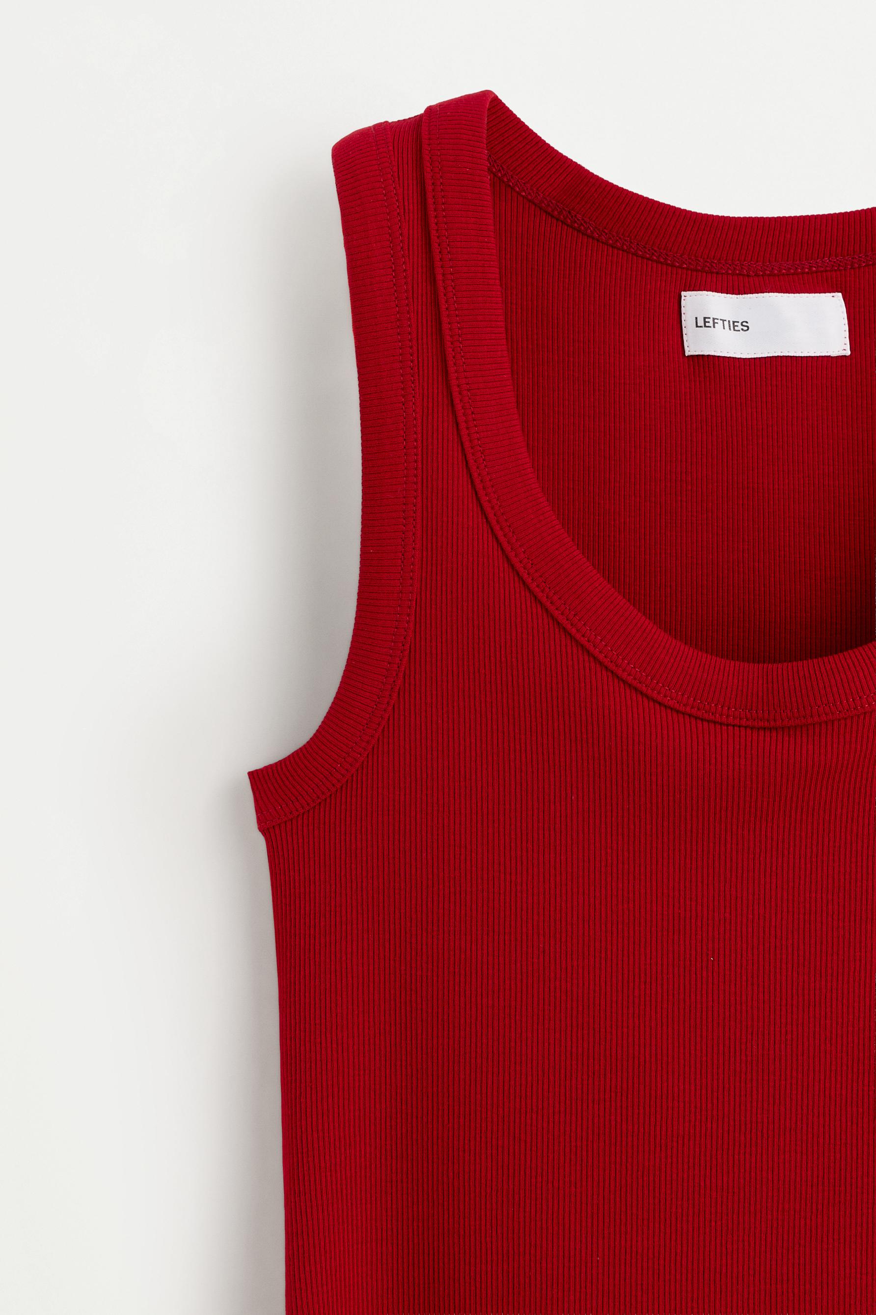 Racerback top — RED