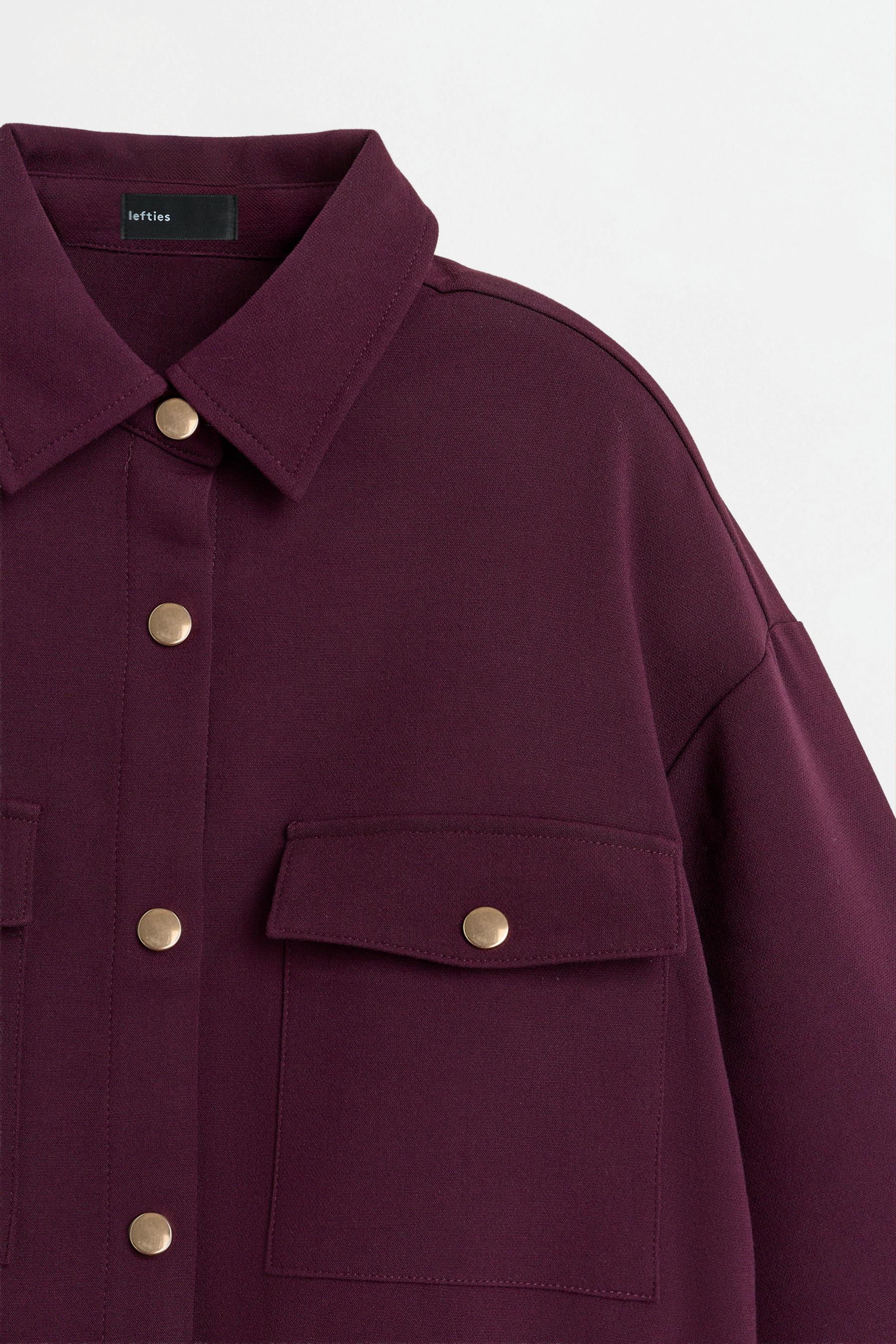 Safari overshirt — PLUM