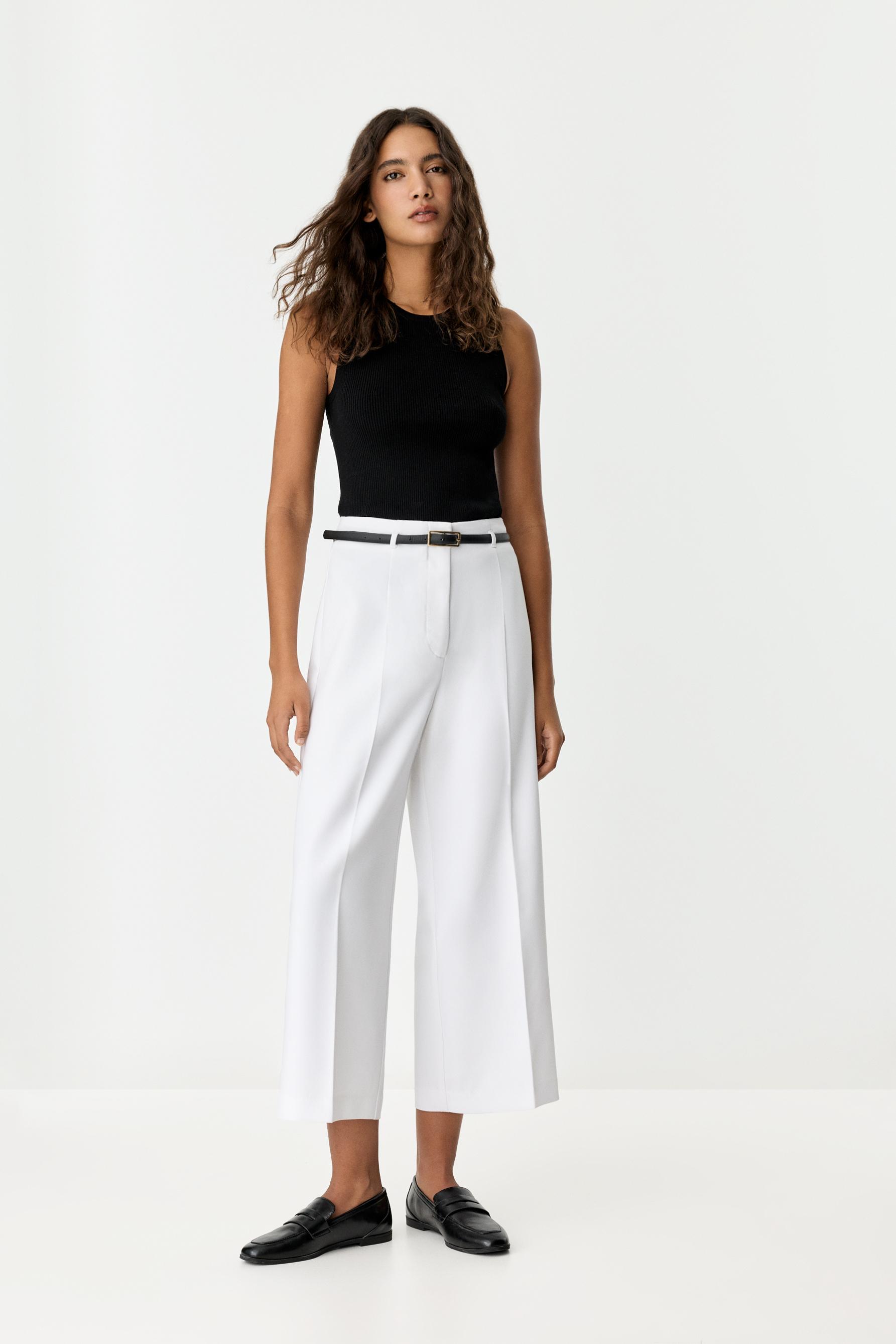 Pantalón culotte vestir