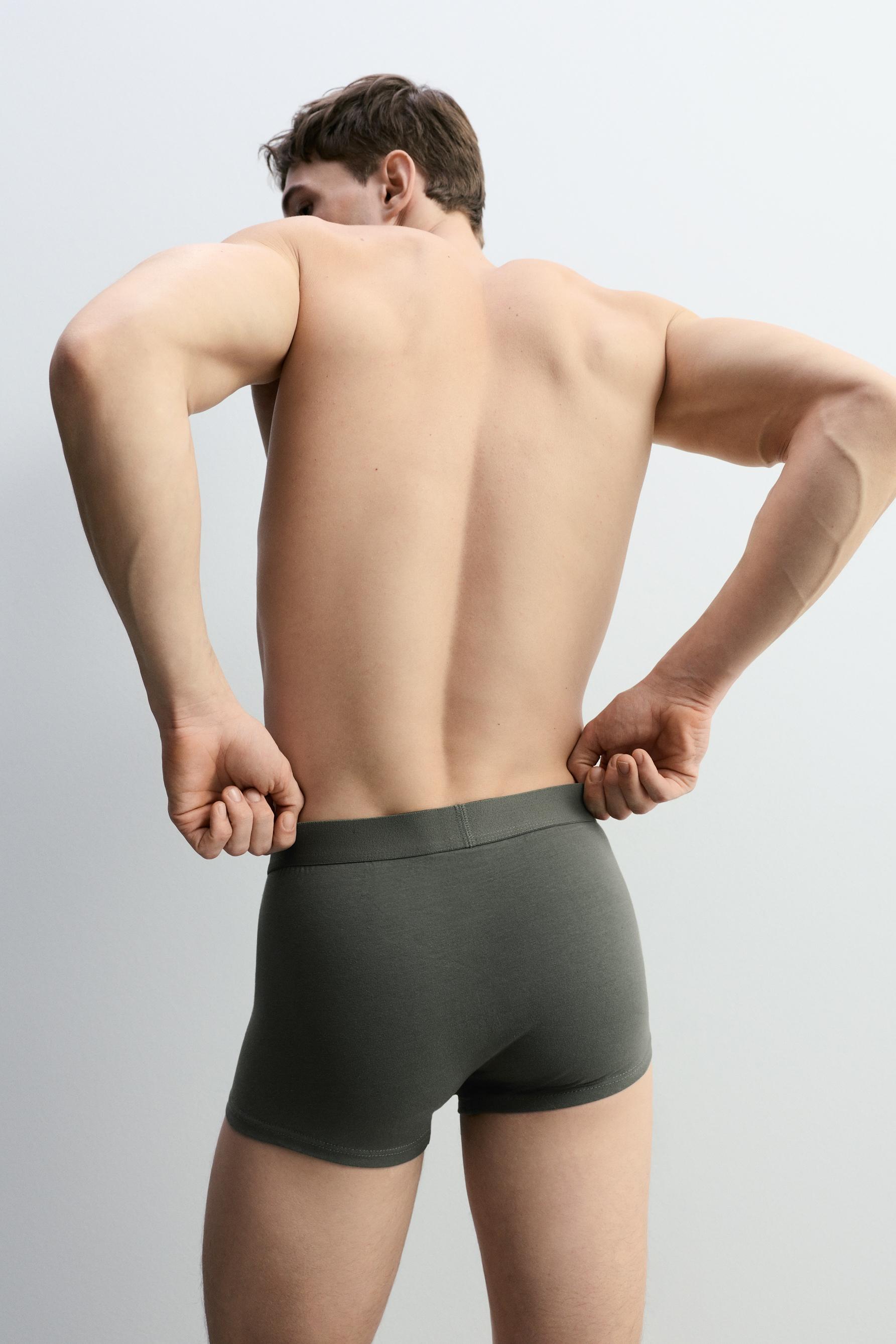 Basic Boxers (3-Pack) — KHAKI