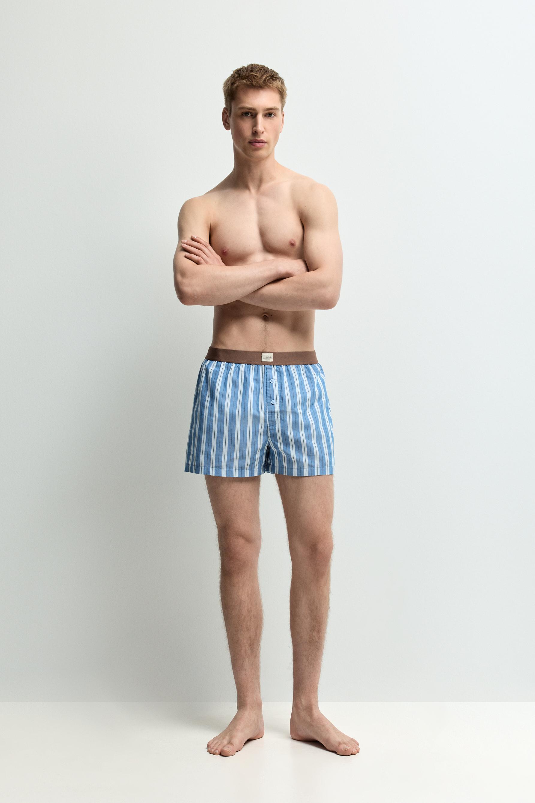 2-Pack striped boxer briefs — NAVY