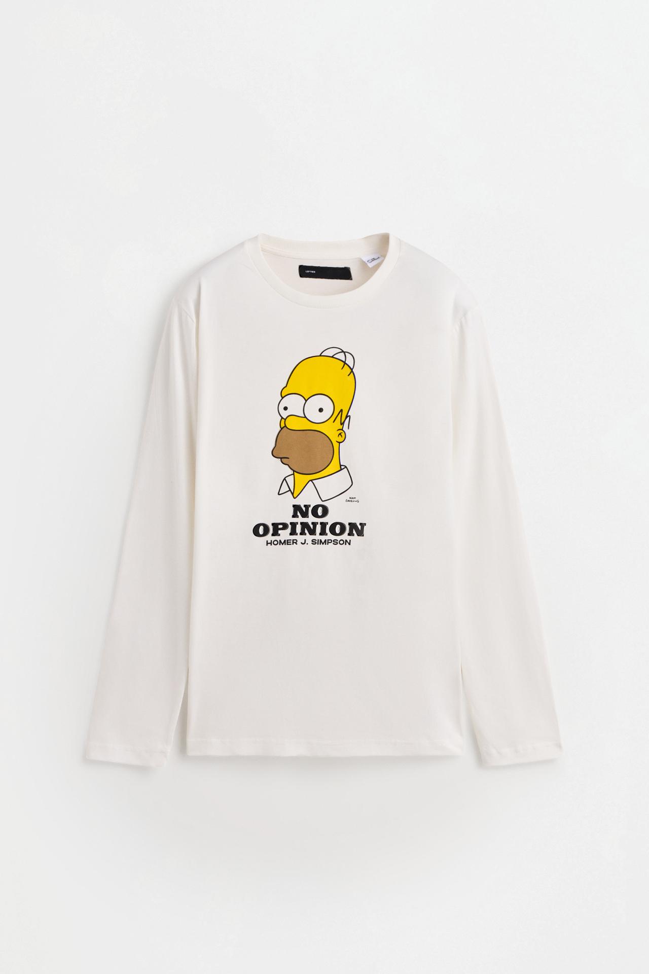 Homer Simpson long suede pajamas — OFF WHITE