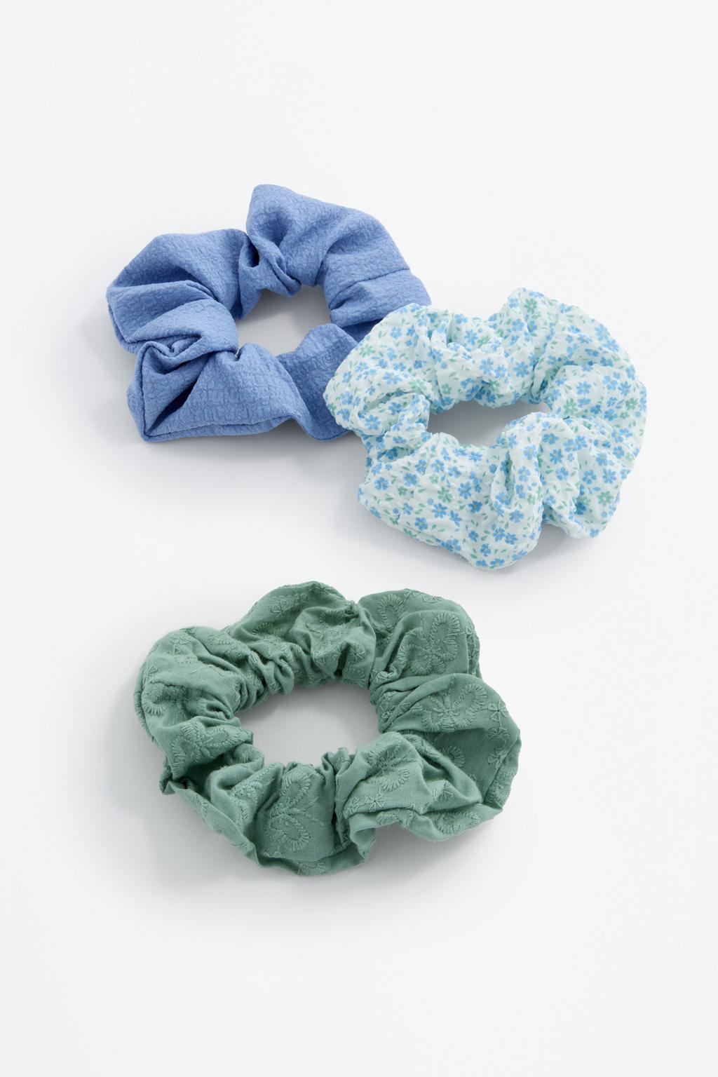 Pack of 3 contrast scrunchies
