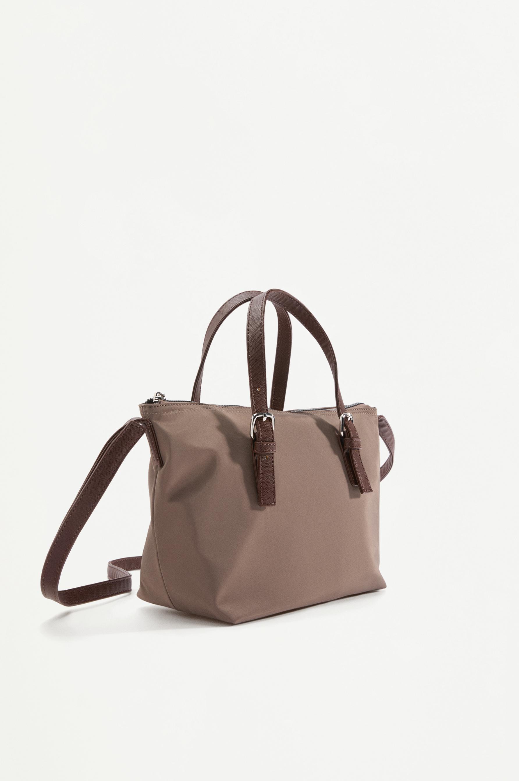 Nylon mini crossbody bag — GREY