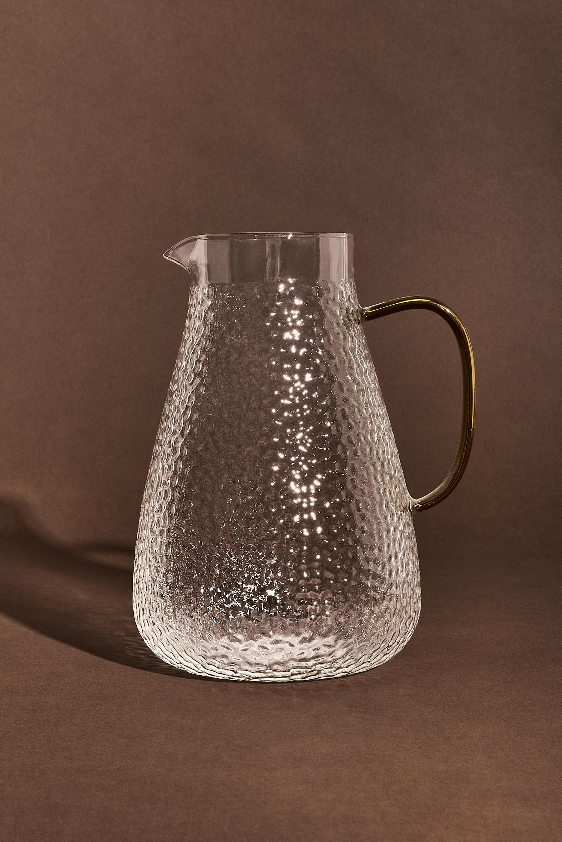 Jarra borosilicato textura