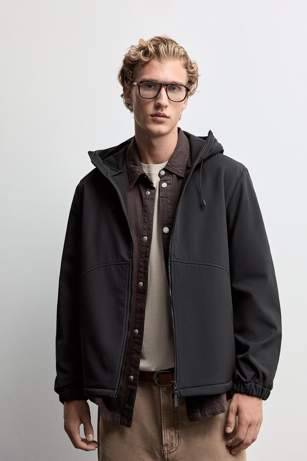 Softshell hood jacket