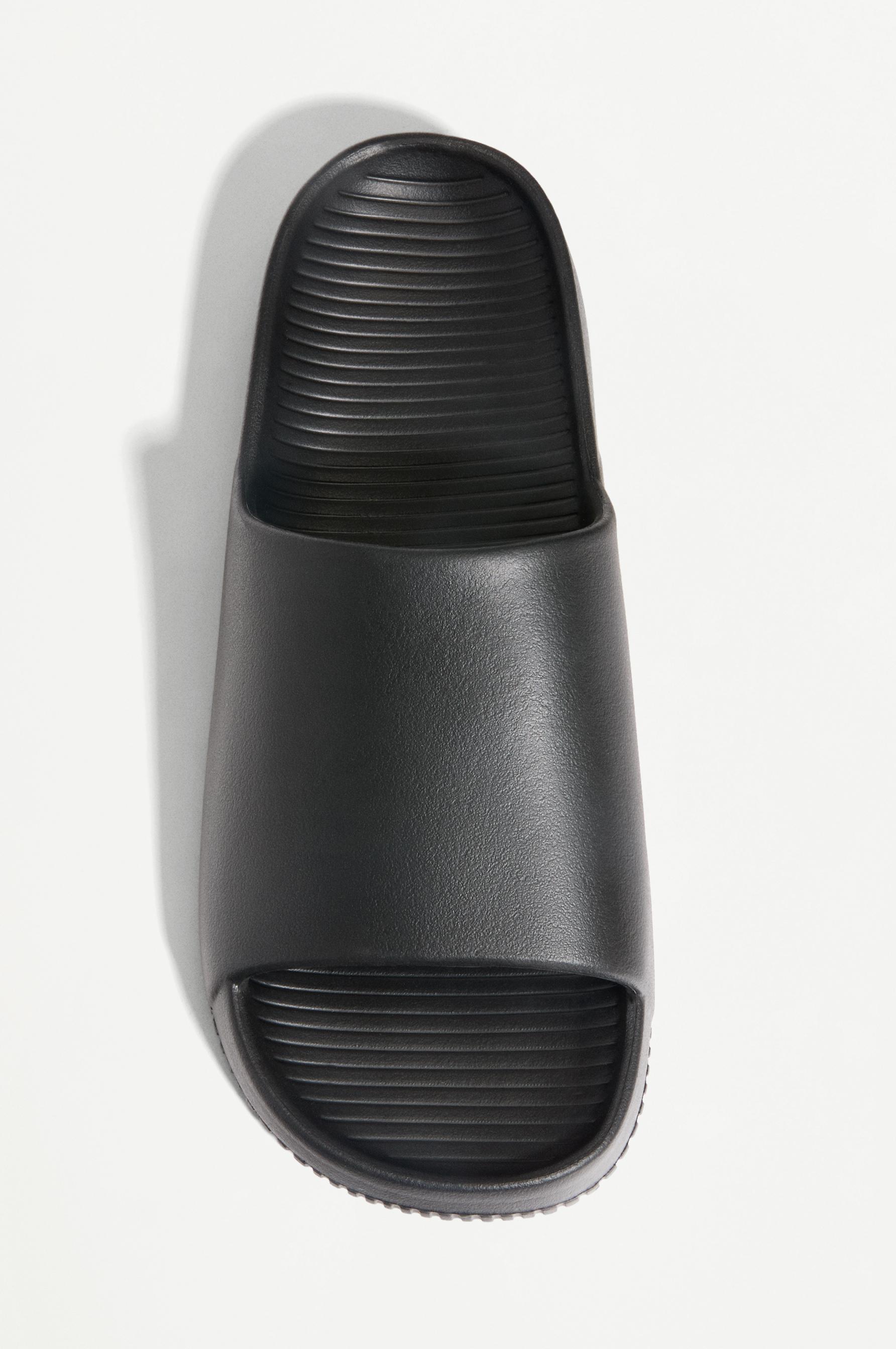 Men's comfort bath sandals — BLACK