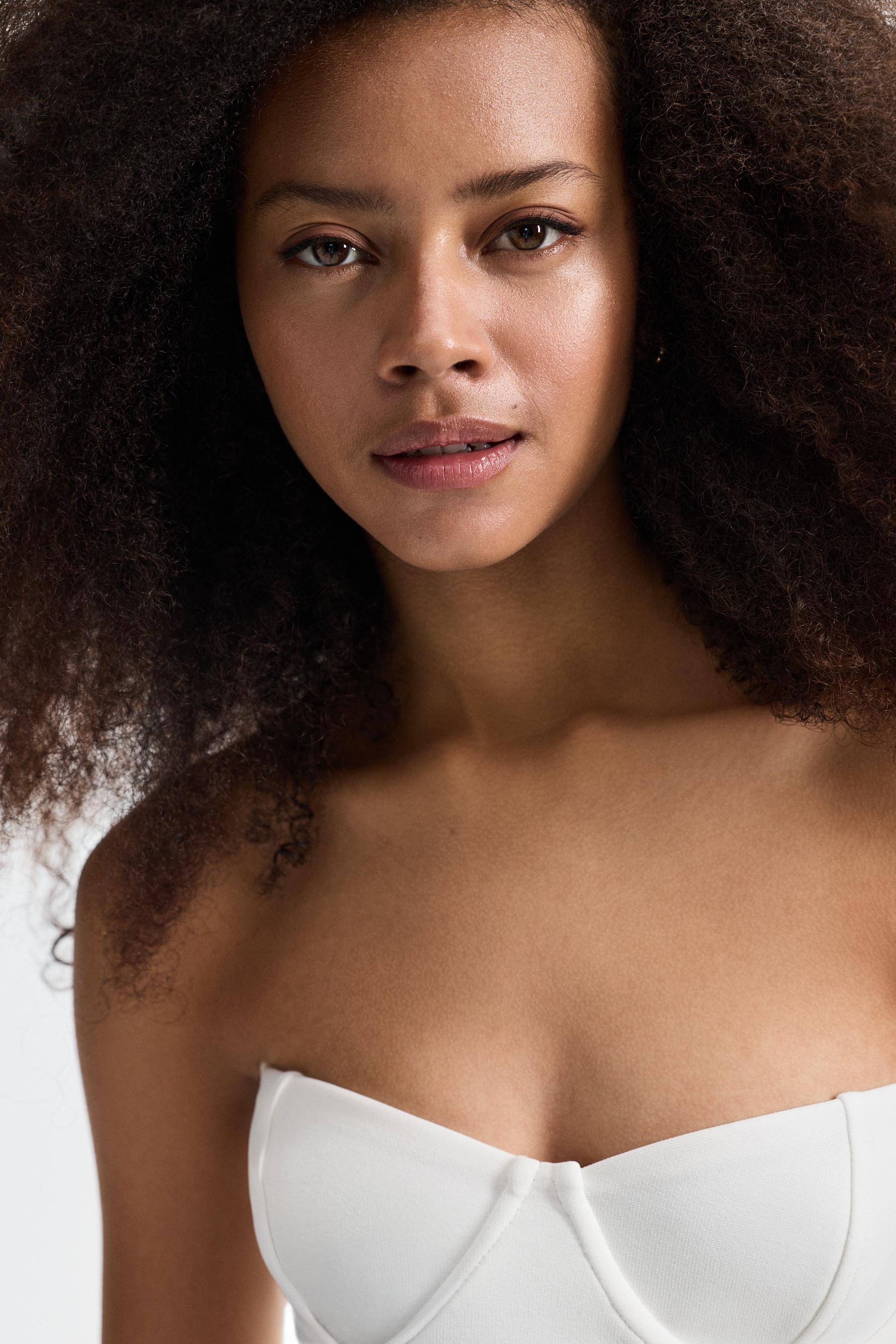Bustier top — OFF WHITE