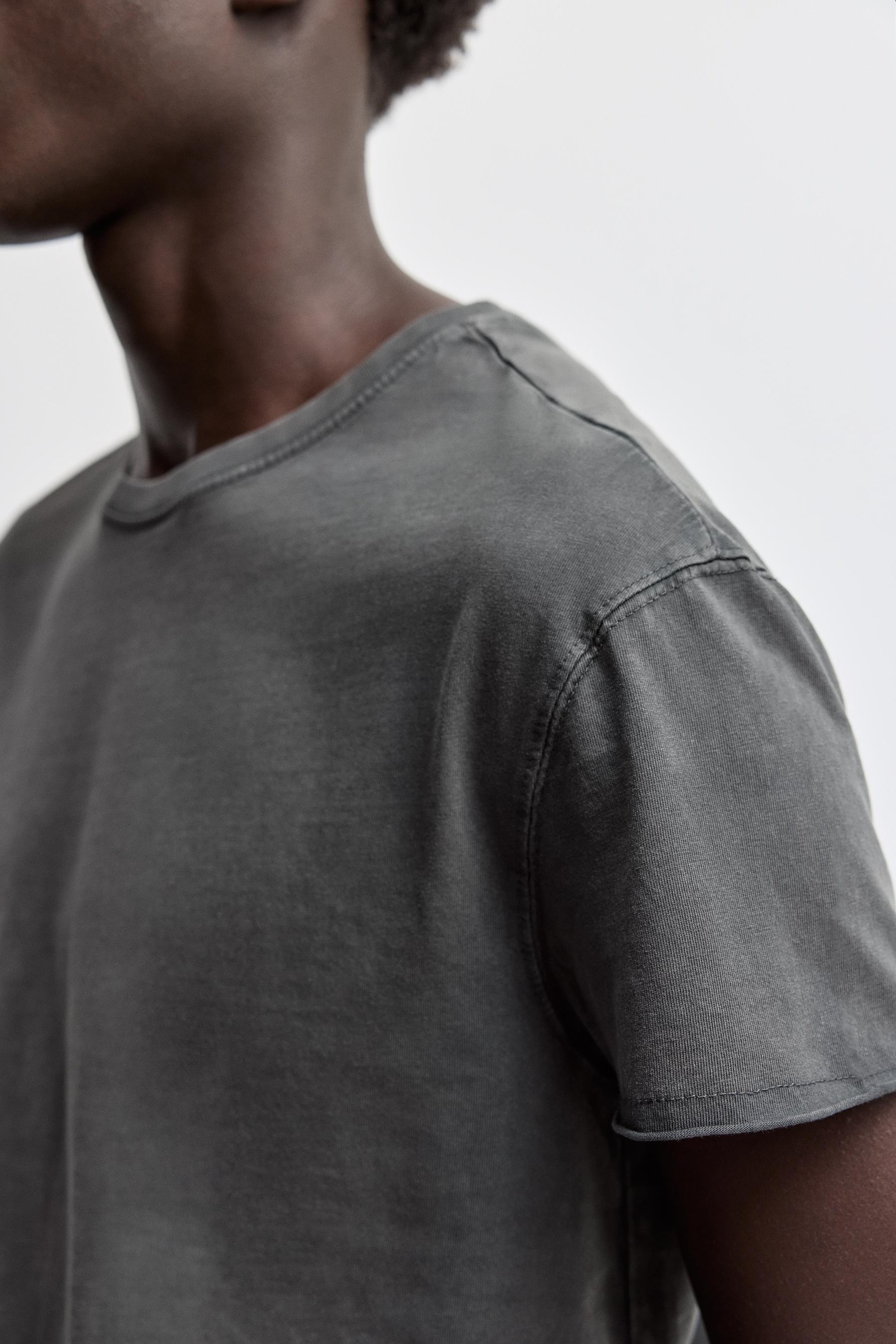 Frayed hem T-shirt — LEAD