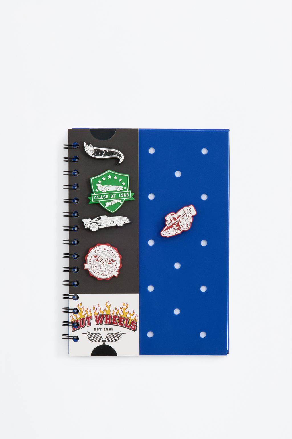 Hot Wheels ®Mattel pin notebook