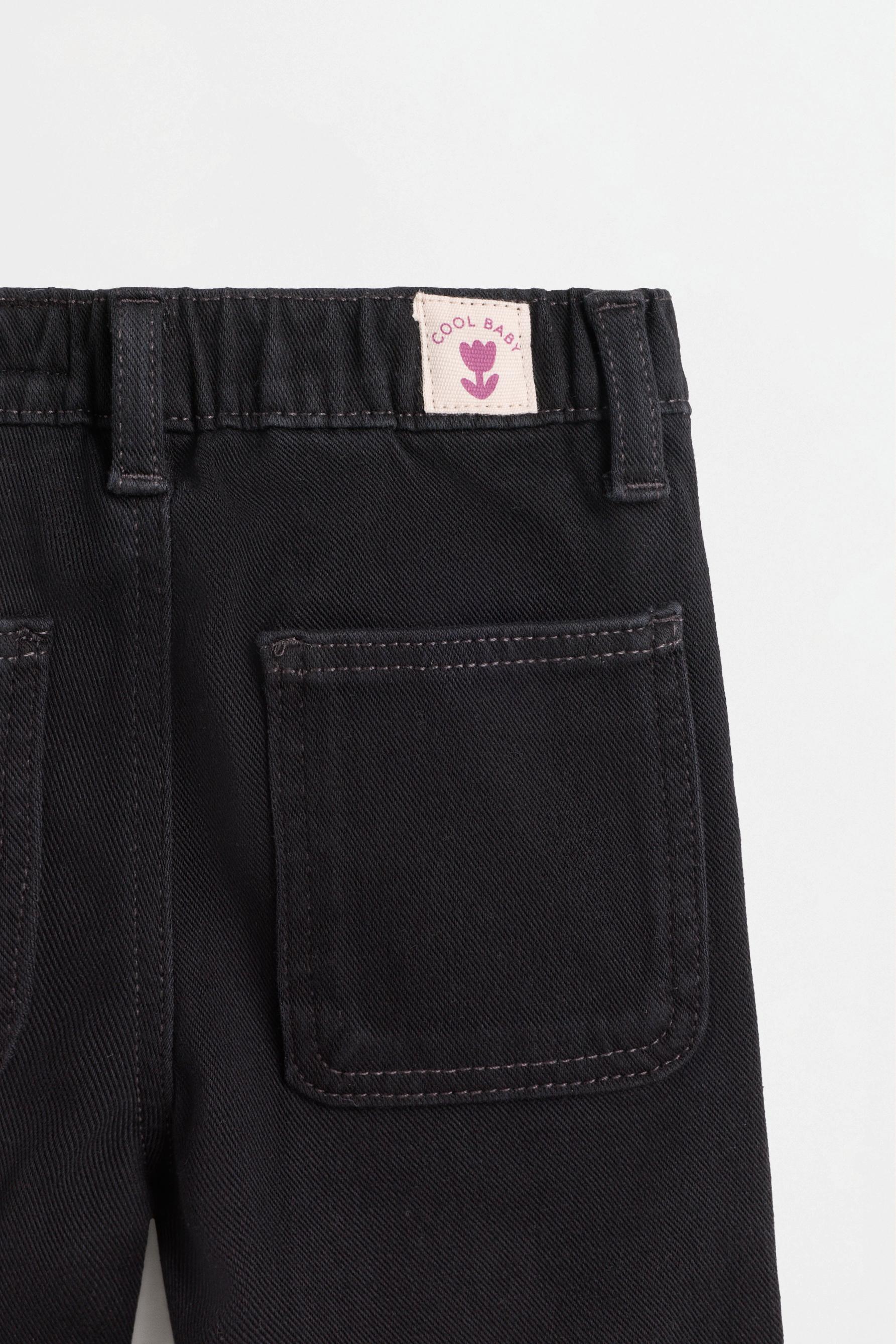 Bell bottom jeans — BLACK