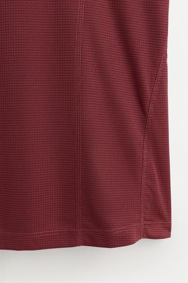 Seamed sports T-shirt — DARK PINK 7
