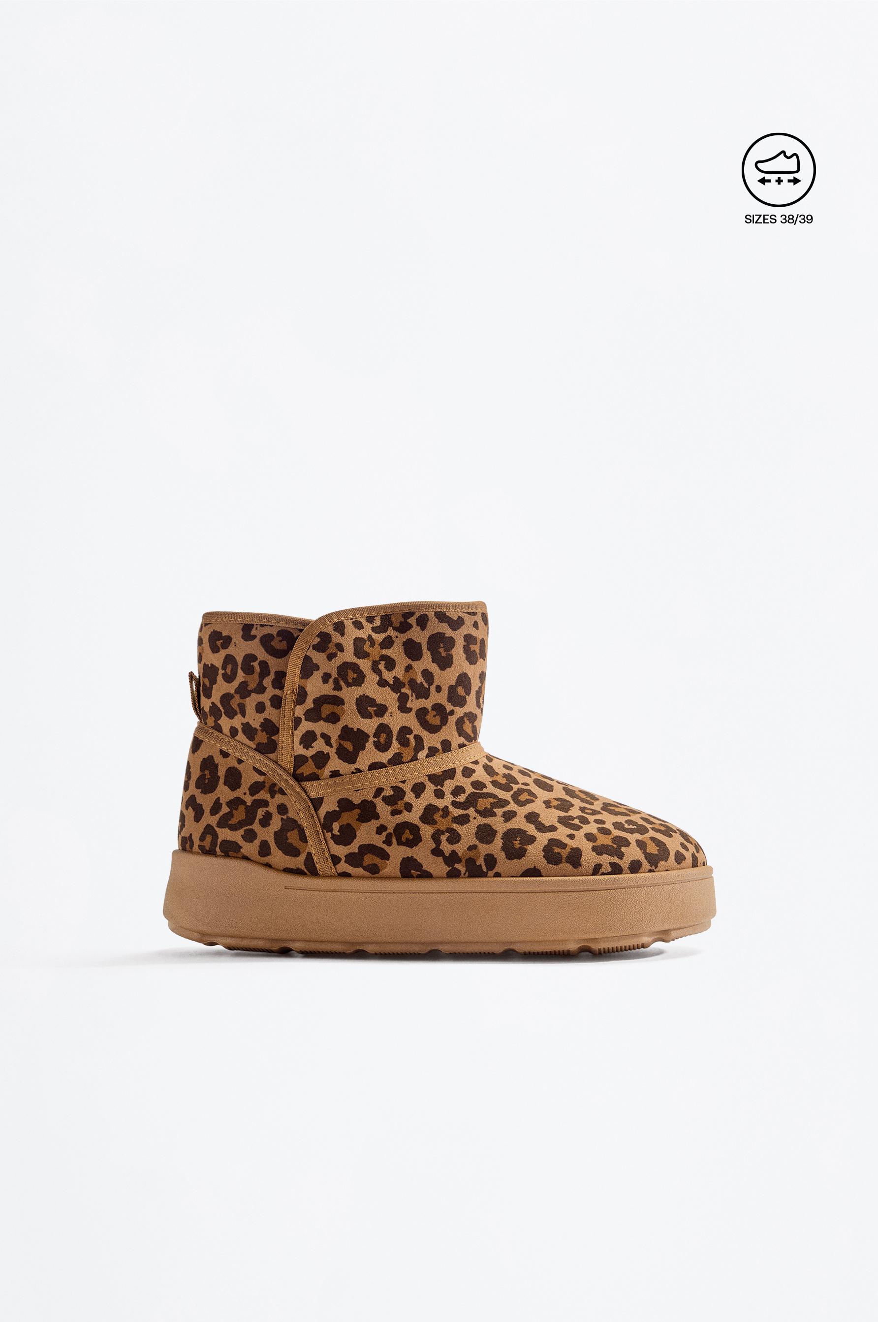 Lined ankle boot — LEOPARD