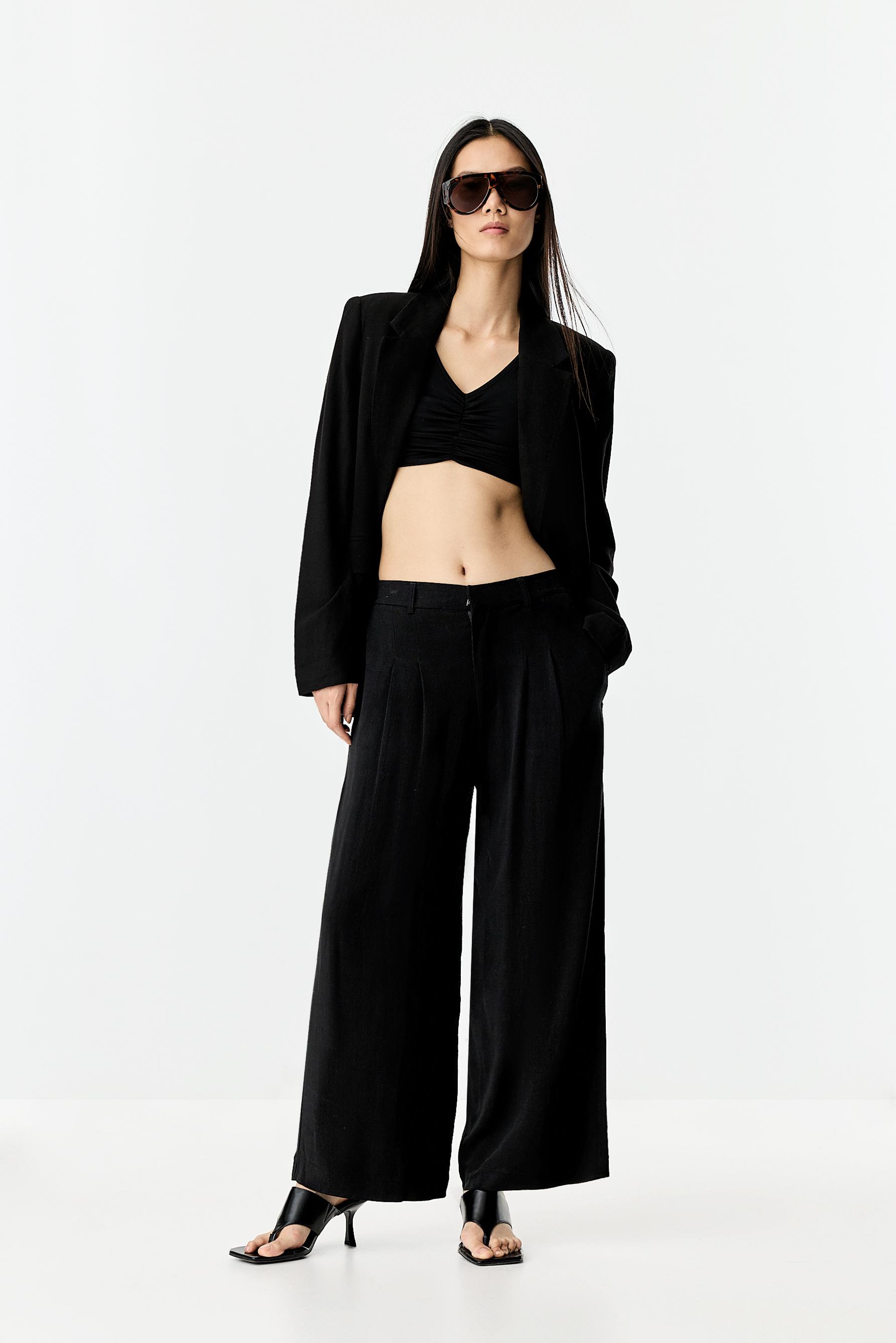 Rustic trousers — BLACK
