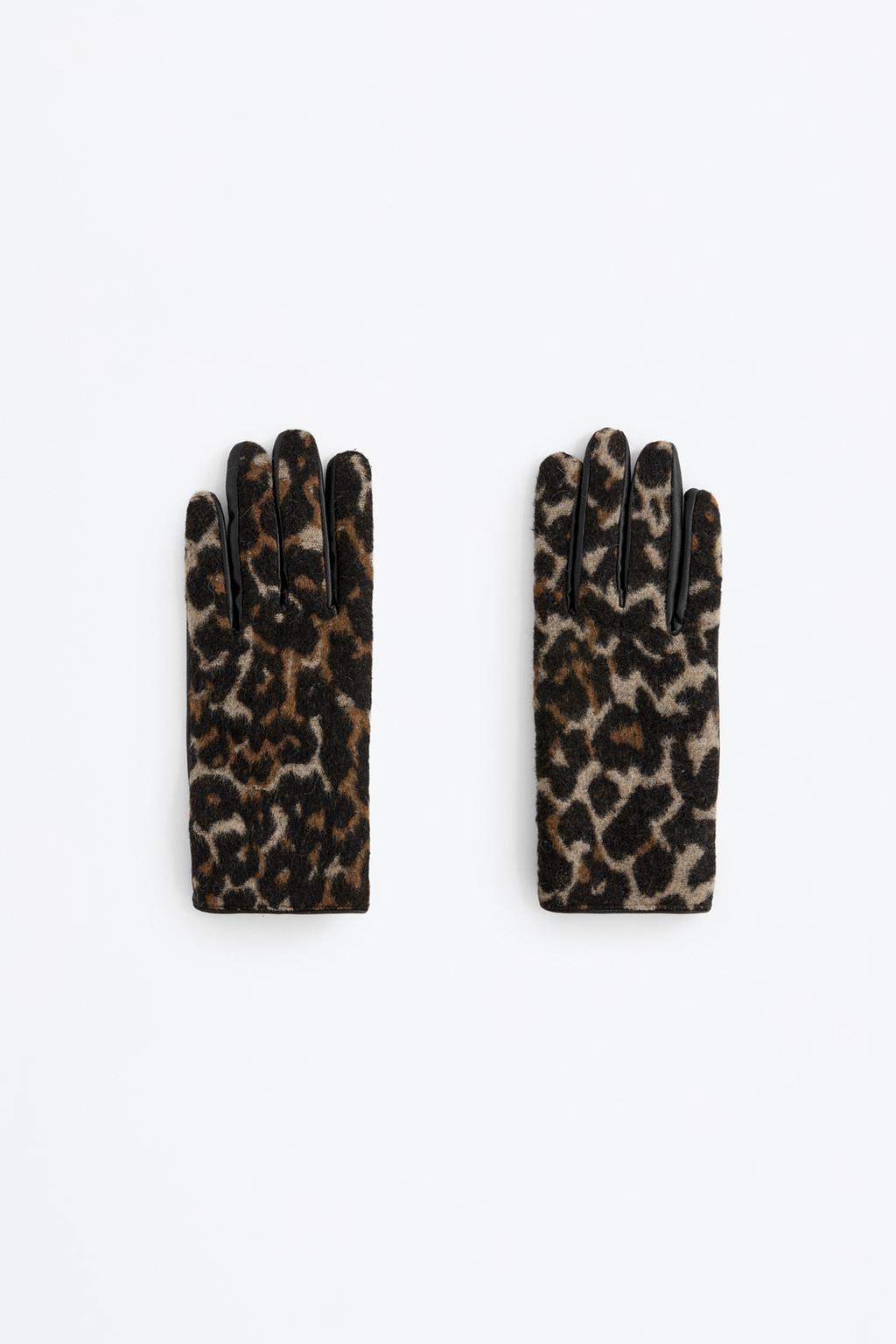 Luvas estampado animal
