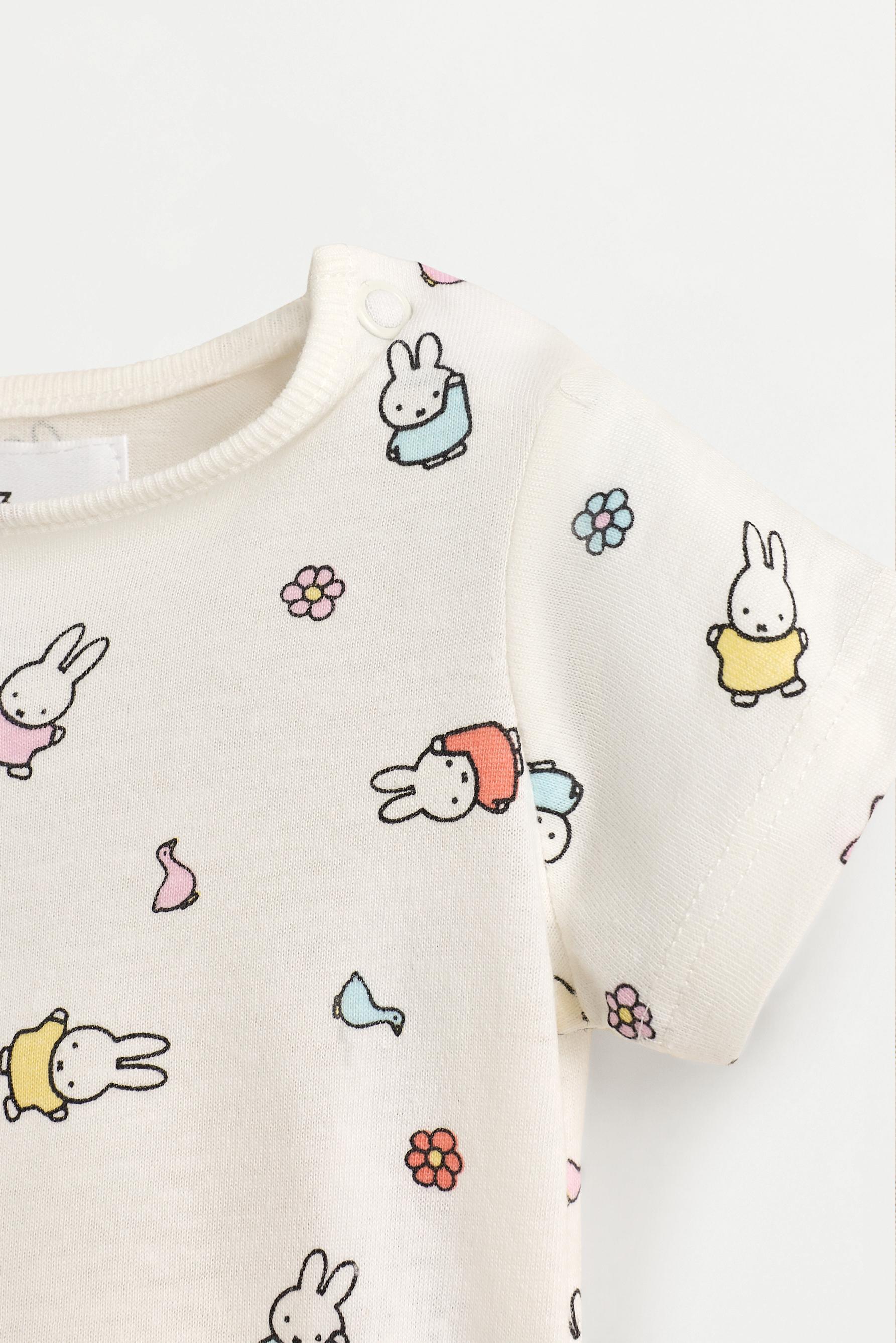 Miffy bodysuit and leggings set — WHITE