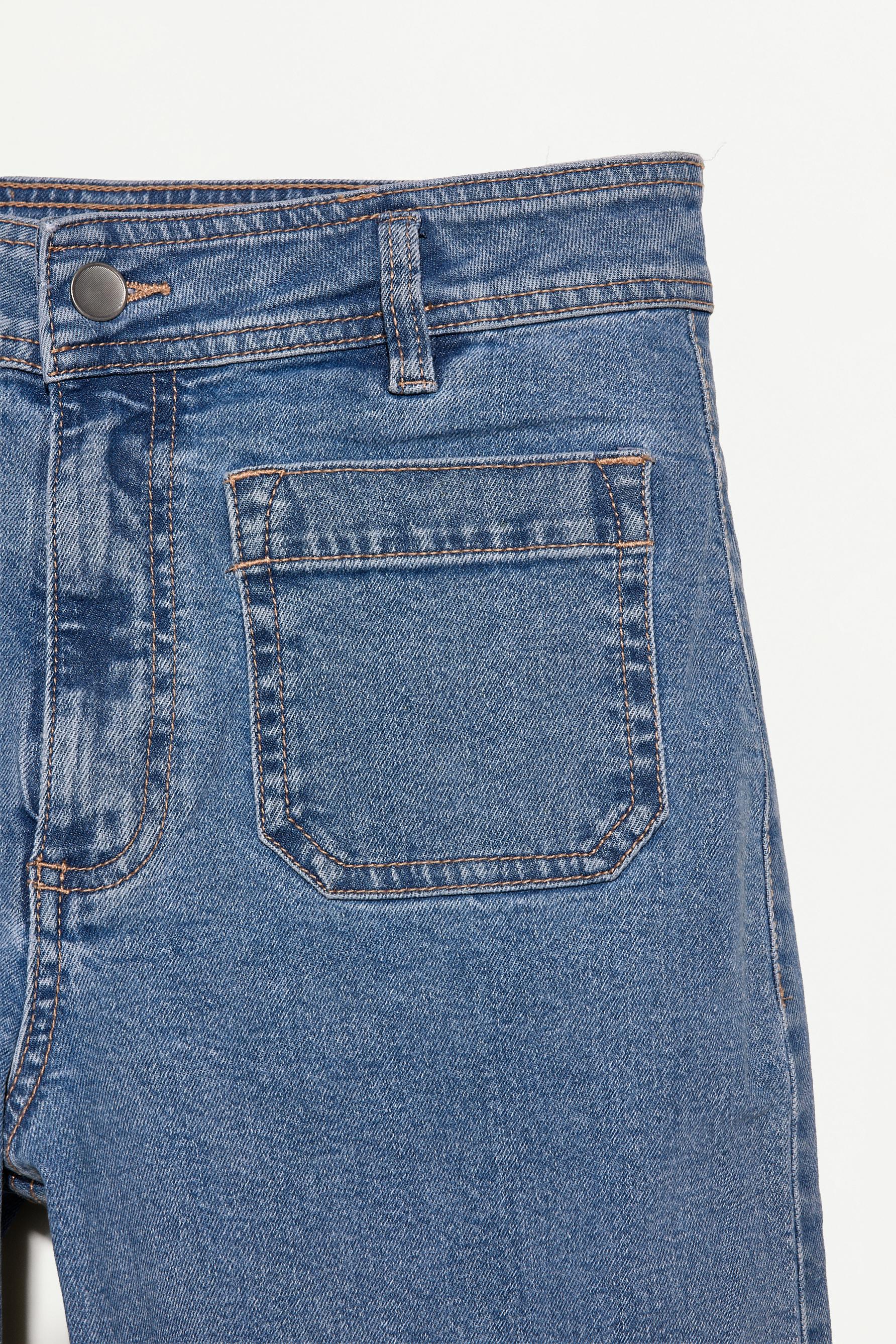 Stretch pocket jeans — PALE BLUE