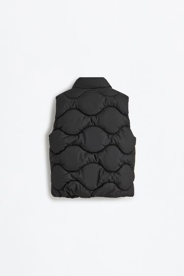 Rubberised wave vest — BLACK 2