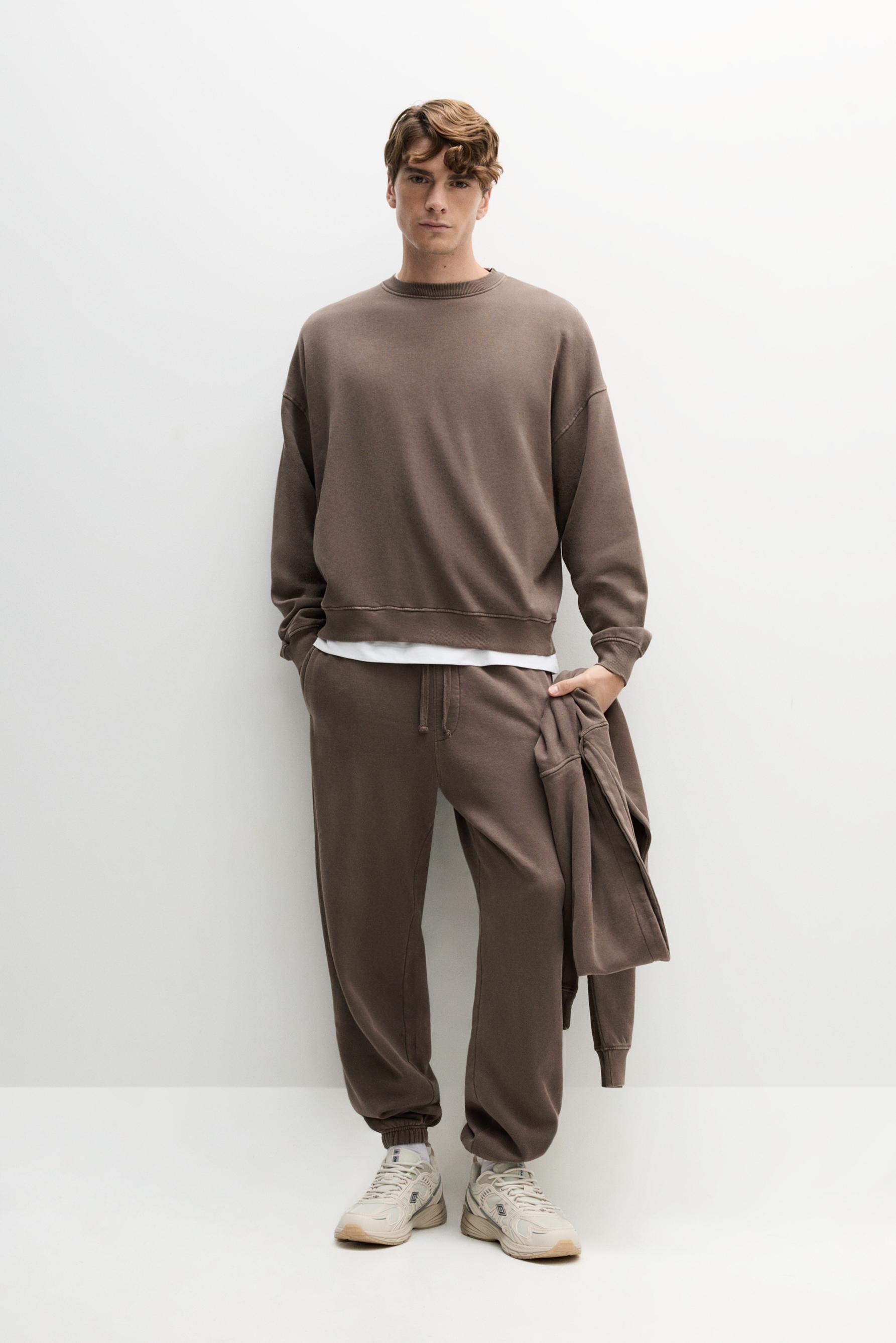 Pantalón relaxed efecto lavado