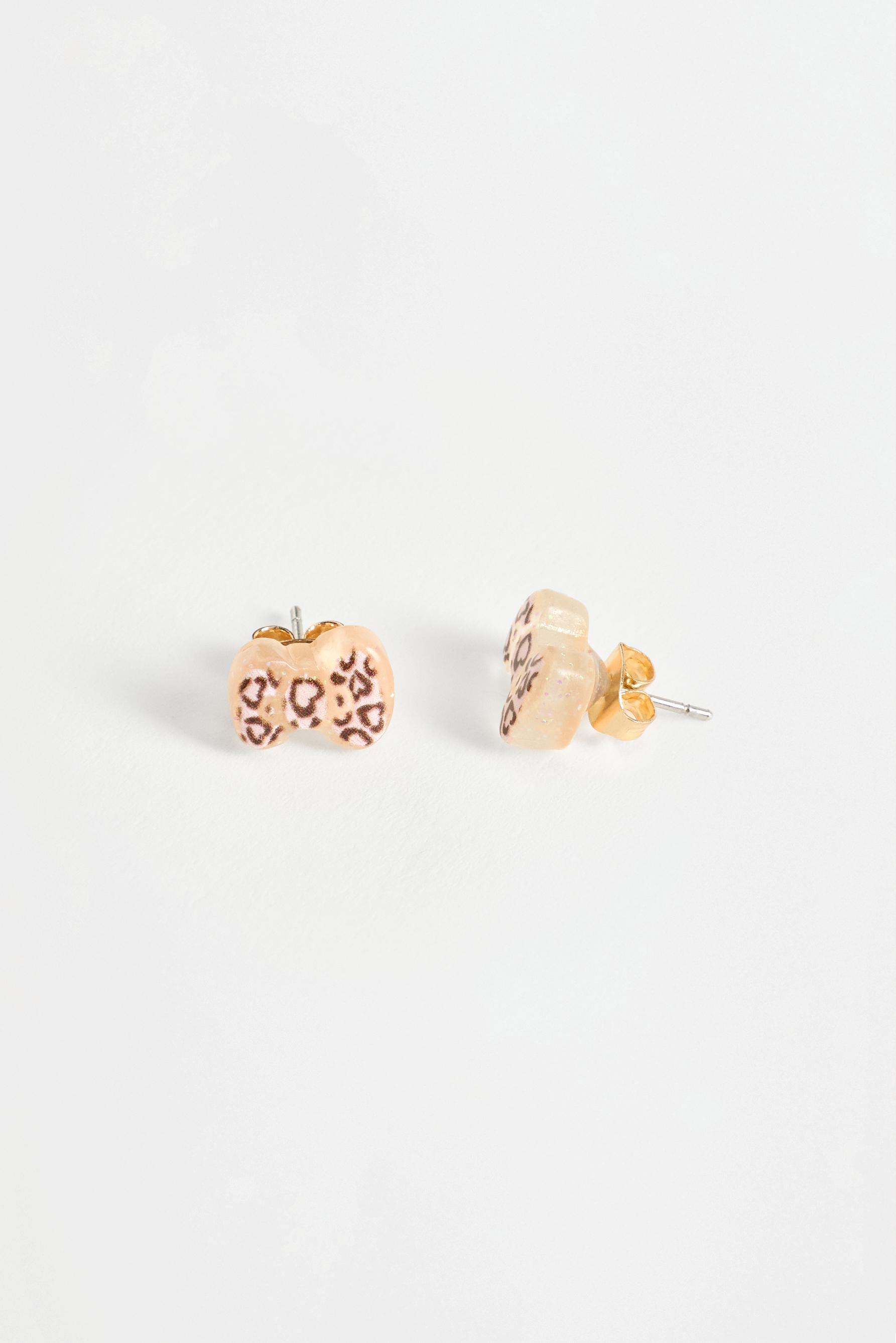 Hello Kitty ©SANRIO necklace and earrings set — BEIGE