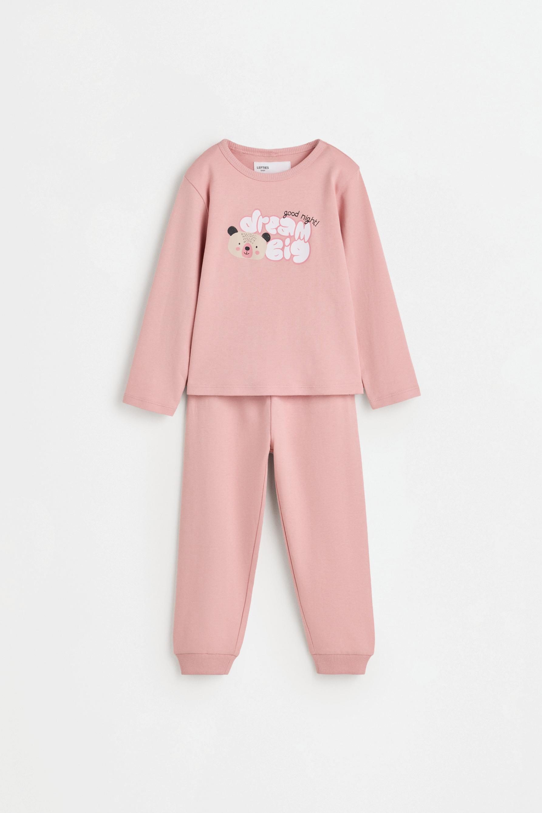 Pack of 2 printed pyjamas — ROSE PINK