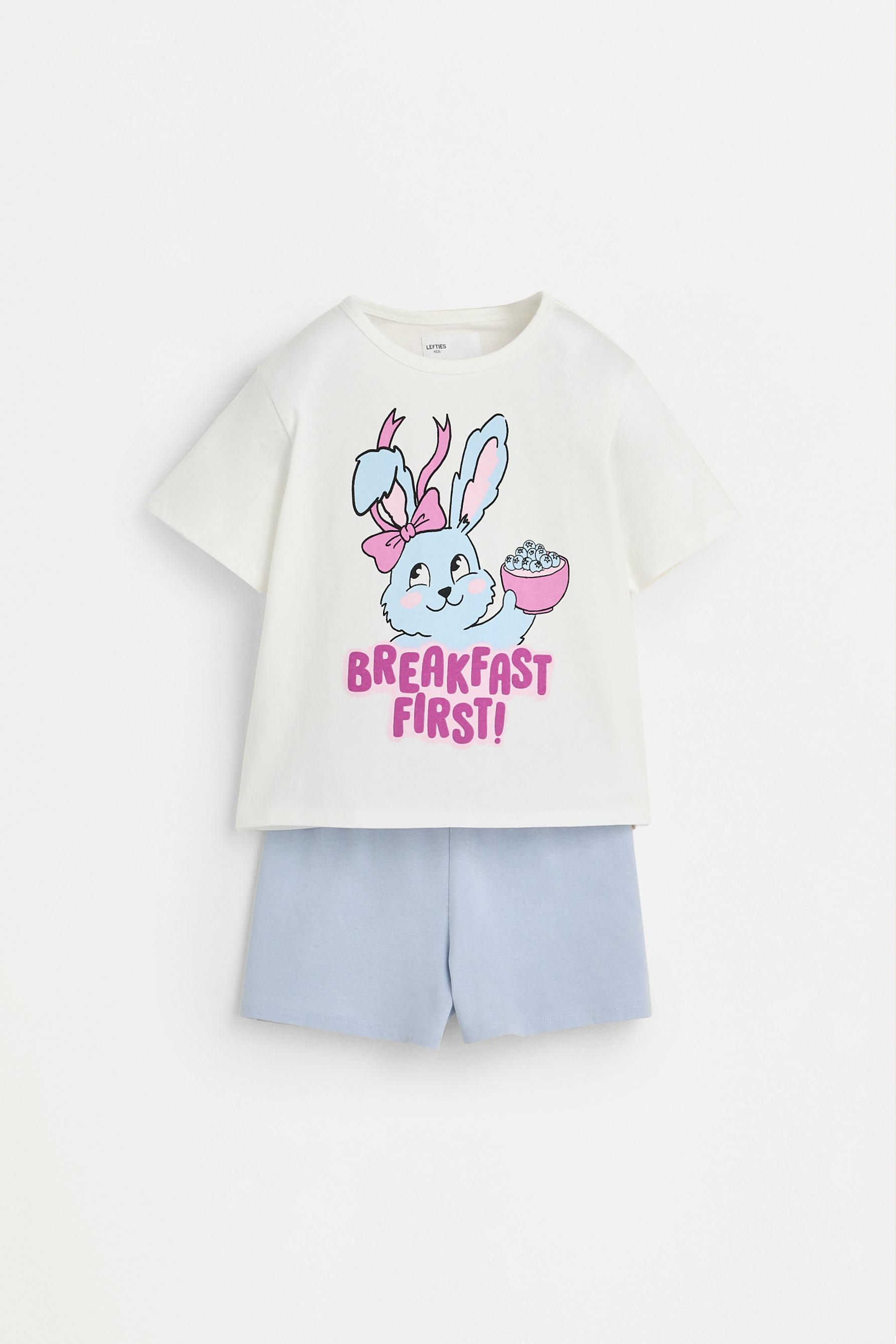 Short printed pyjamas — OFF WHITE