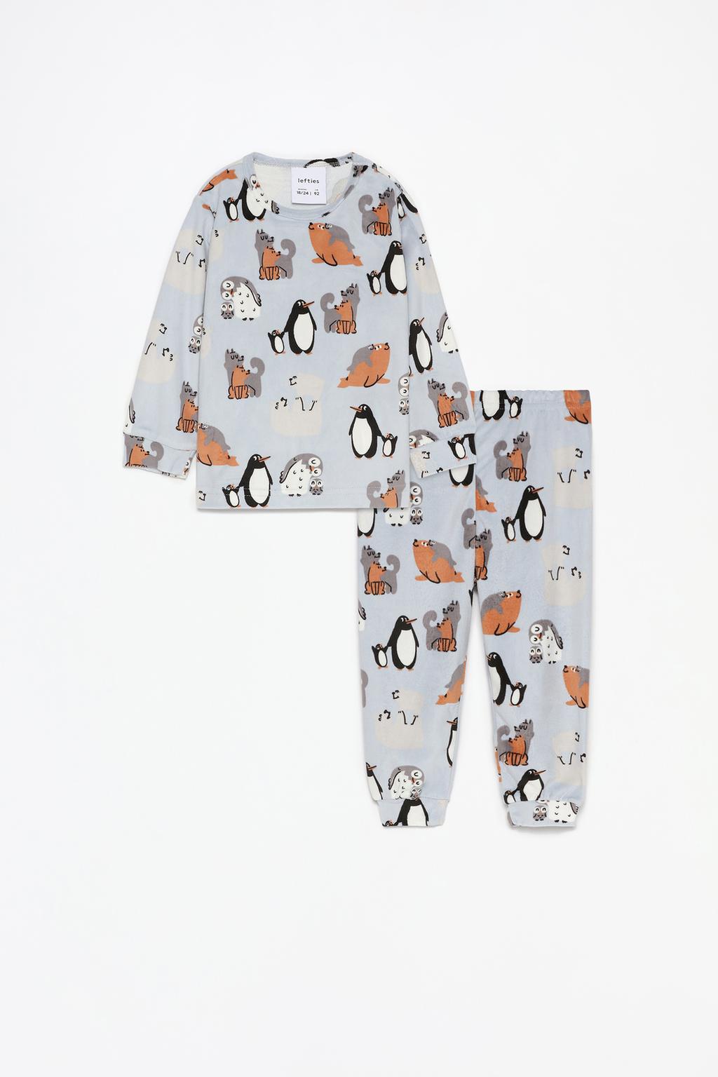 Velvety penguin pyjamas