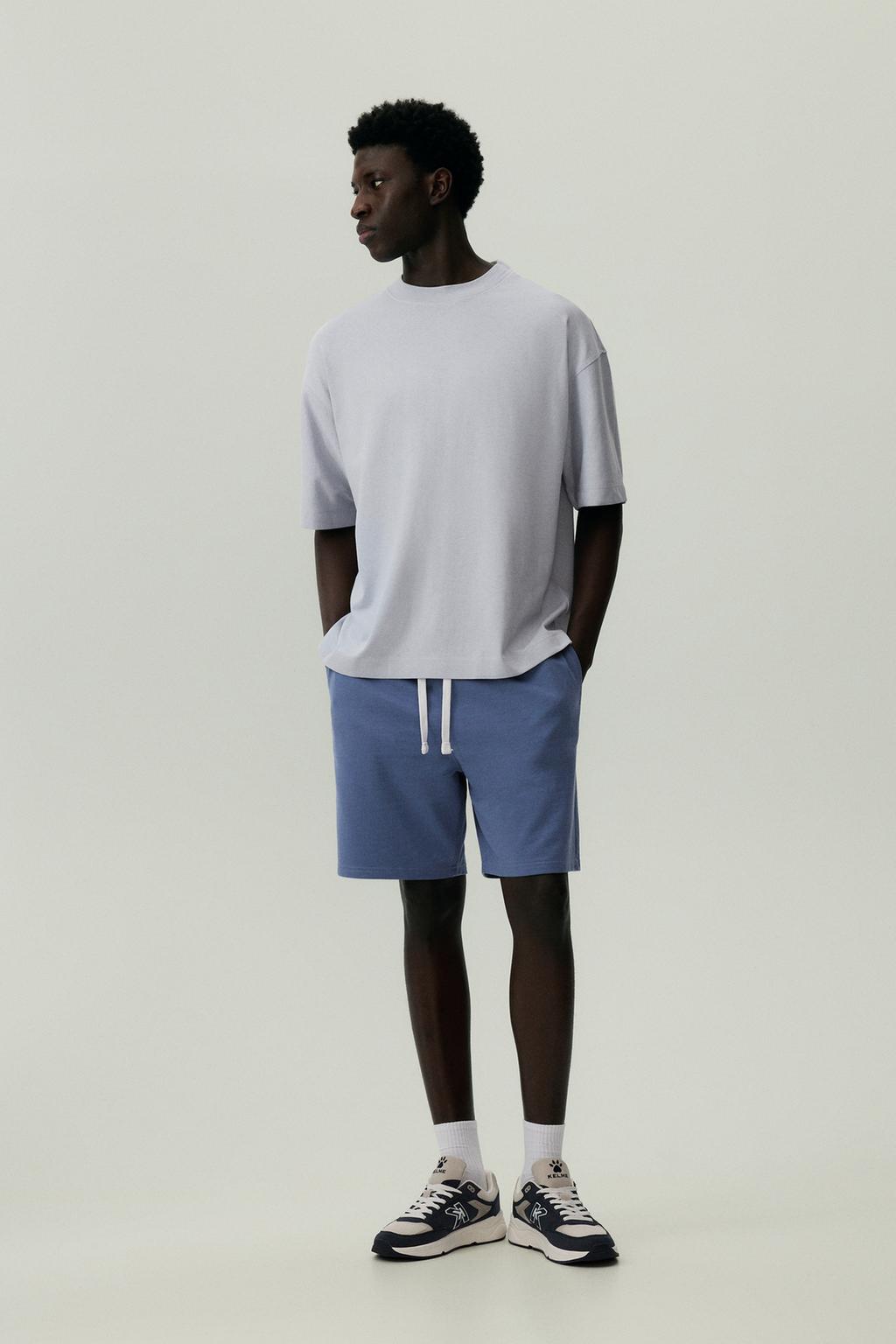 Basic tracksuit Bermuda shorts
