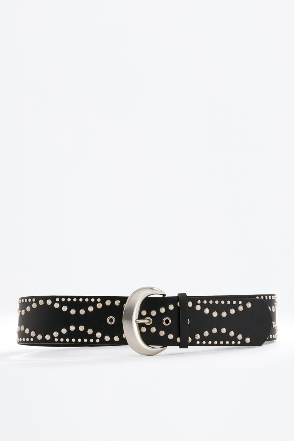 Cinturón ancho tachas