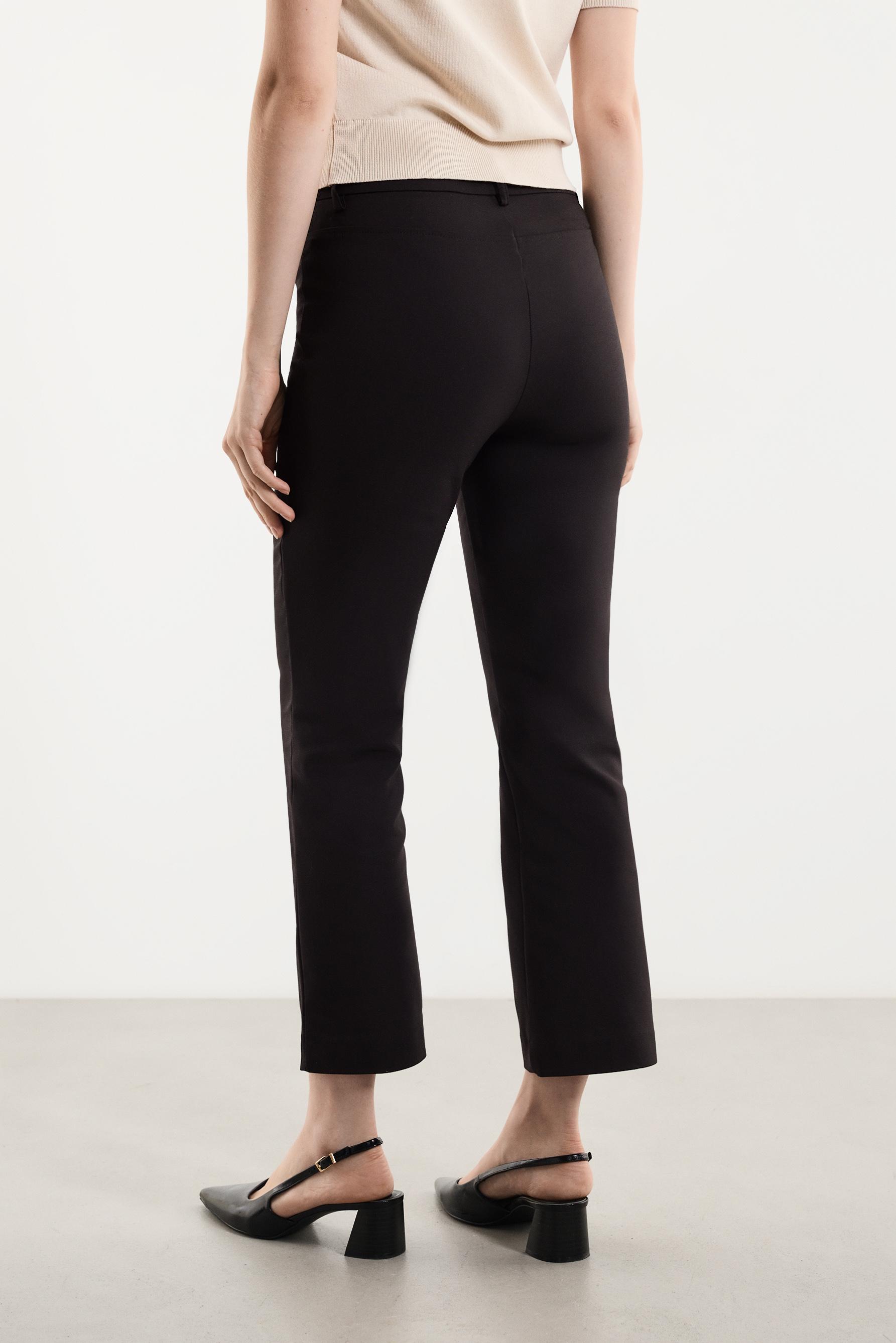Bell bottom trousers — BLACK
