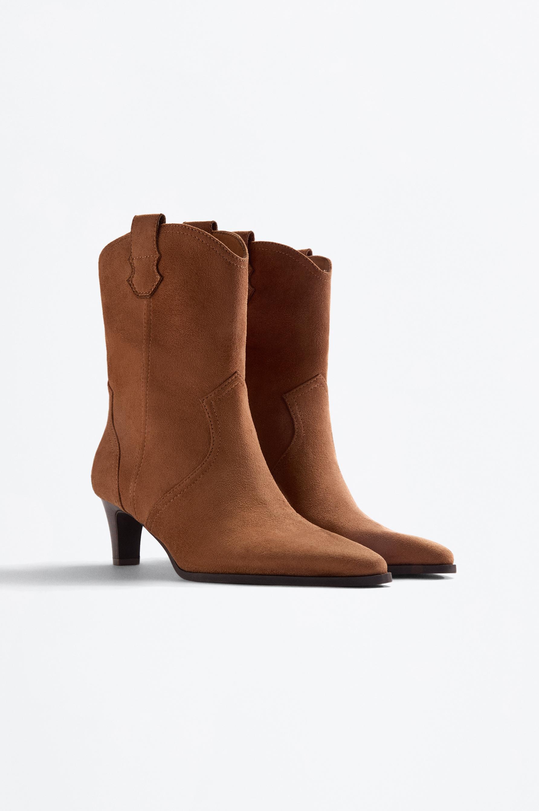 Cowboy ankle boot — LEATHER
