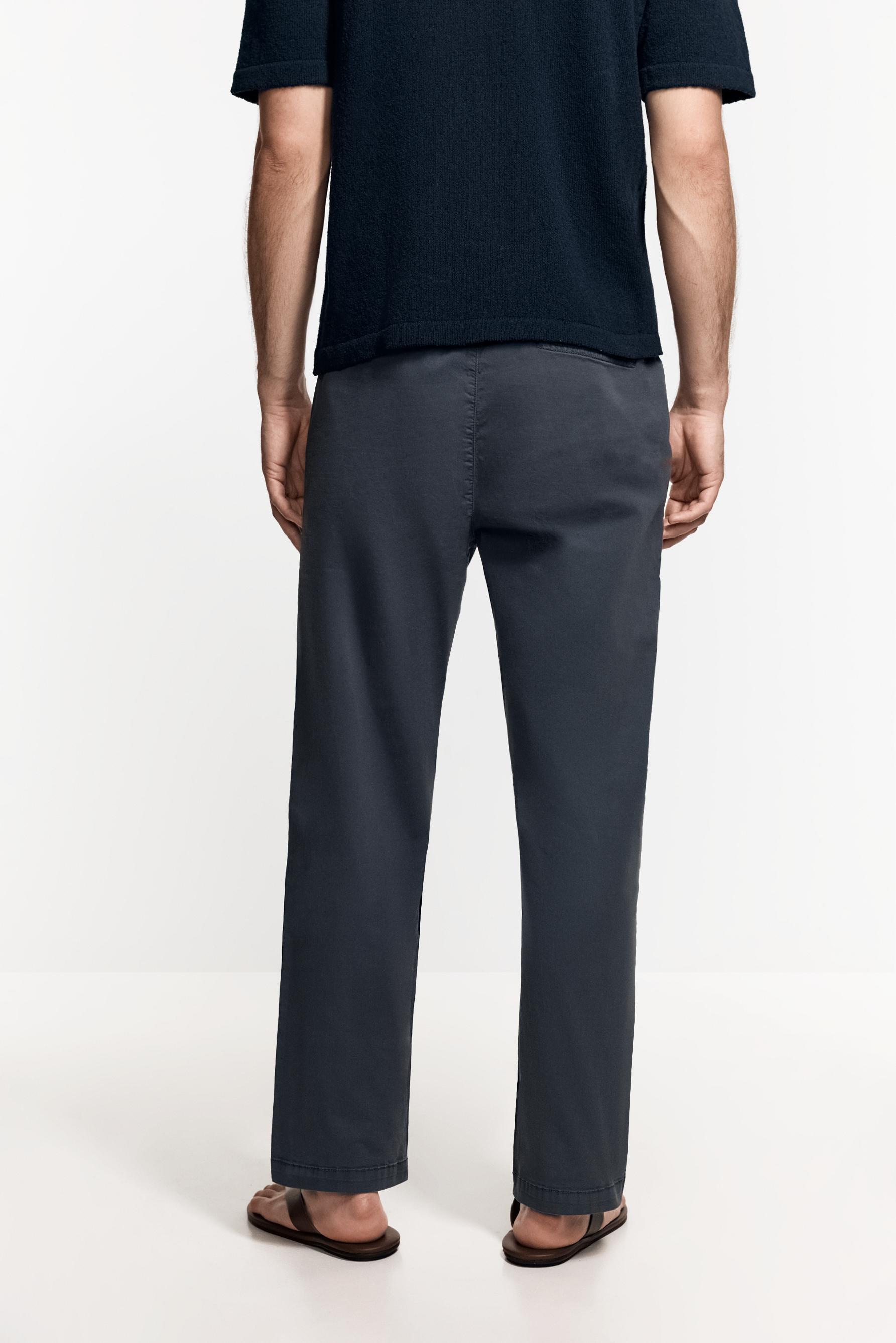 Slim fit jogger trousers — DARK BLUE