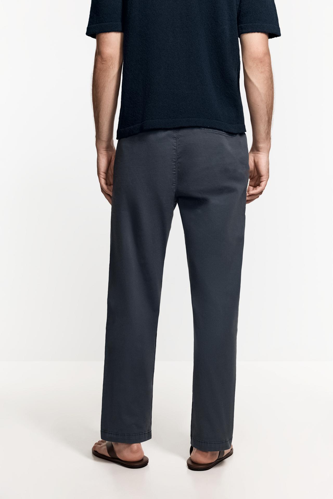 Slim fit jogger trousers — DARK BLUE