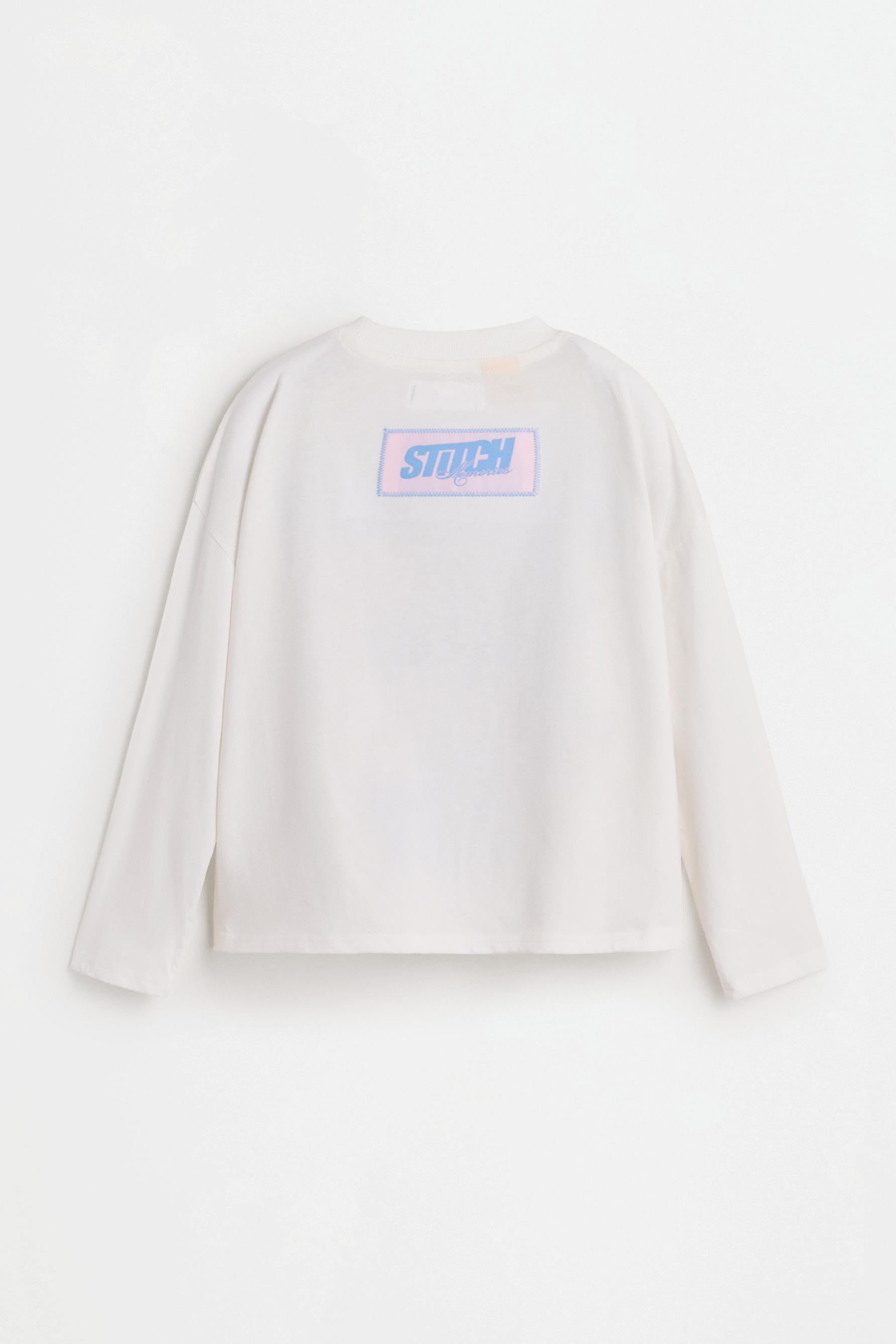 Stitch ©Disney memories T-shirt — OFF WHITE