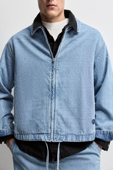 Denim jacket bomber — INDIGO 3