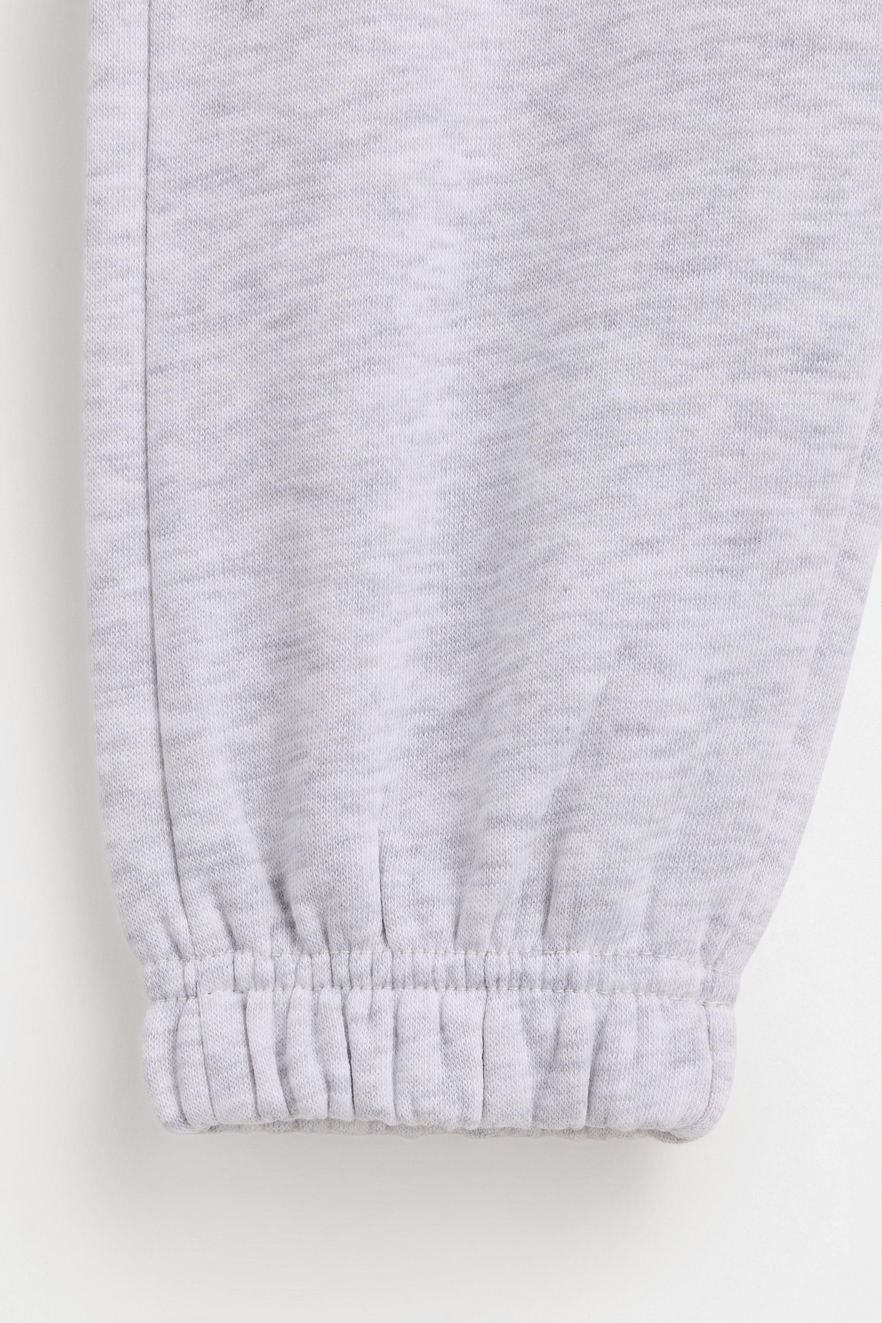 Plush joggers — PALE GREY