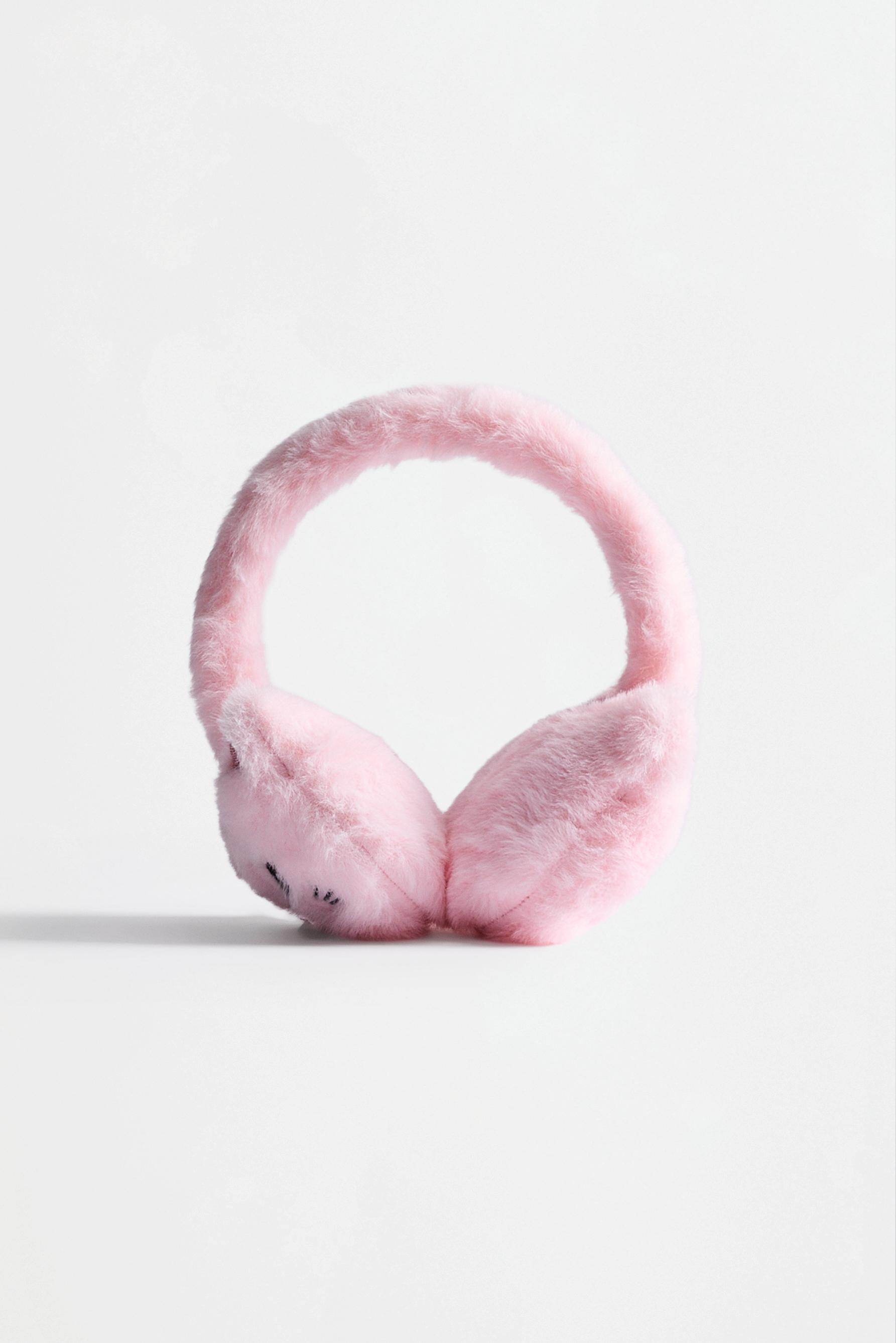 Cat earmuffs — PASTEL PINK