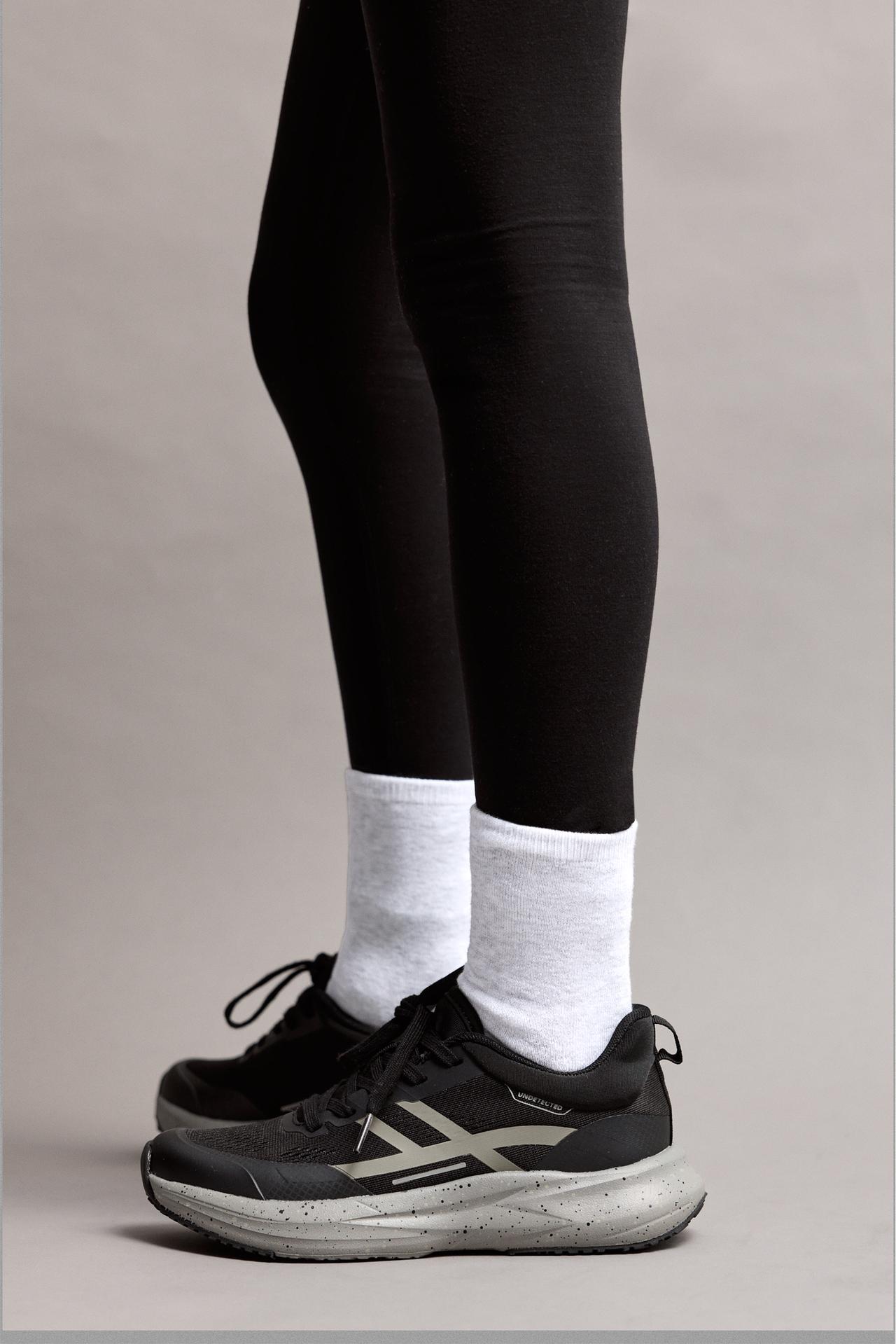 Long socks (2-pack) — WHITE/GREY