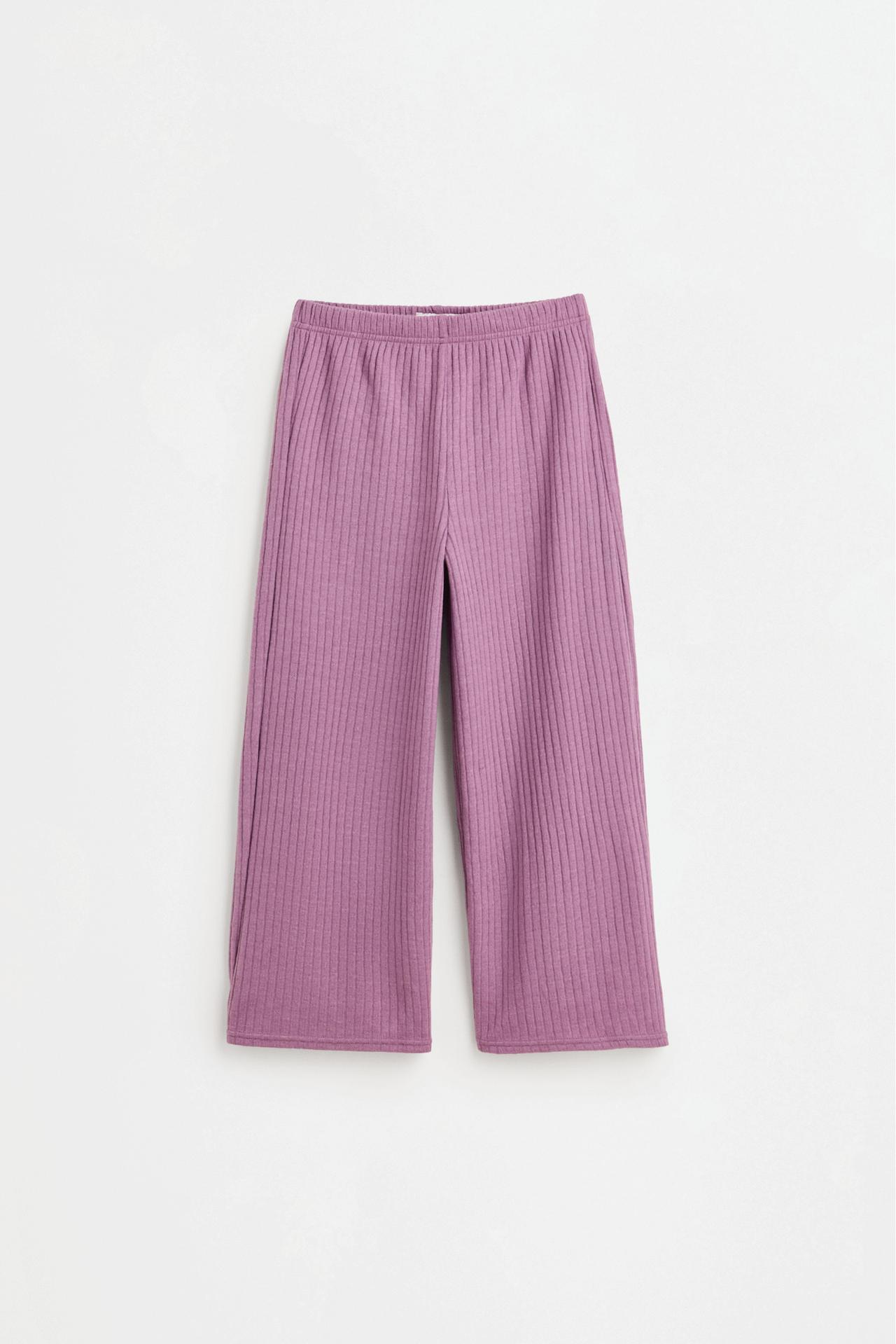 Ribbed knit co-ord — PINK