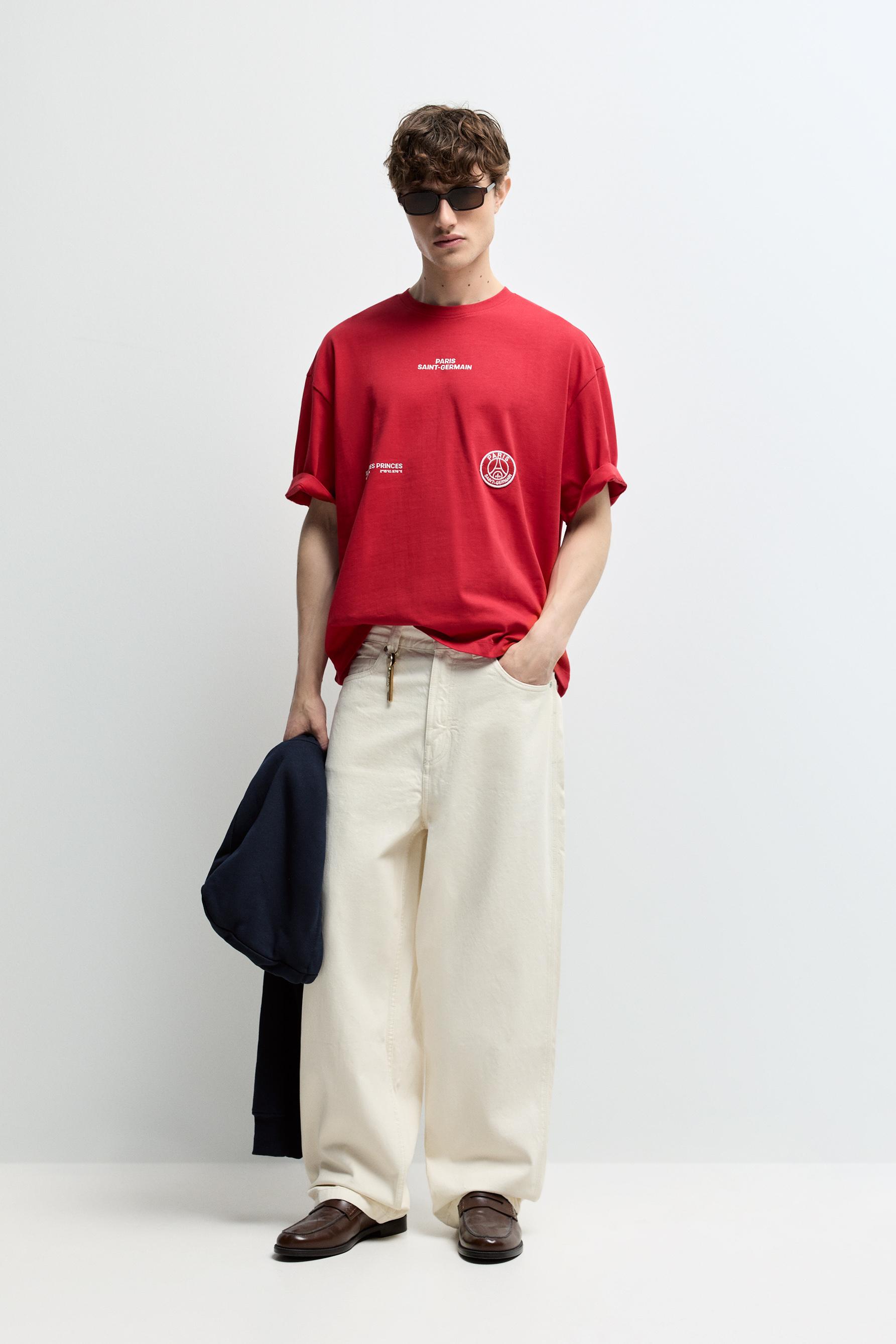 Paris Saint-Germain x Lefties printed T-shirt — BRIGHT RED
