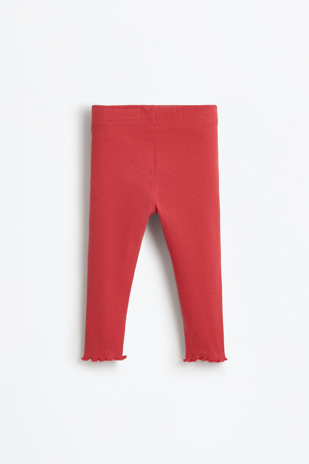 Pack of 4 ribbed leggings — PINK