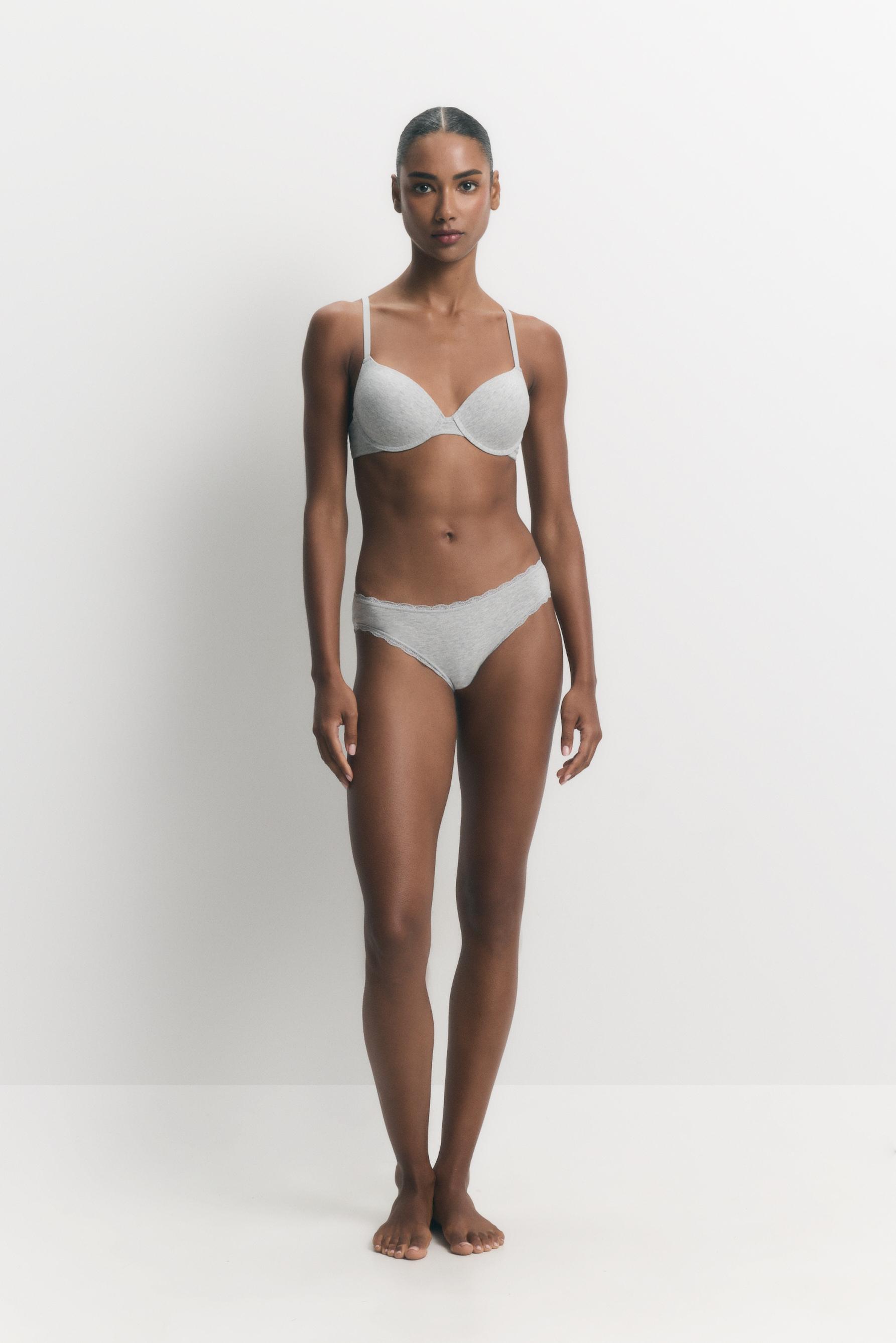 Pack de 3 braguitas clásicas con encaje