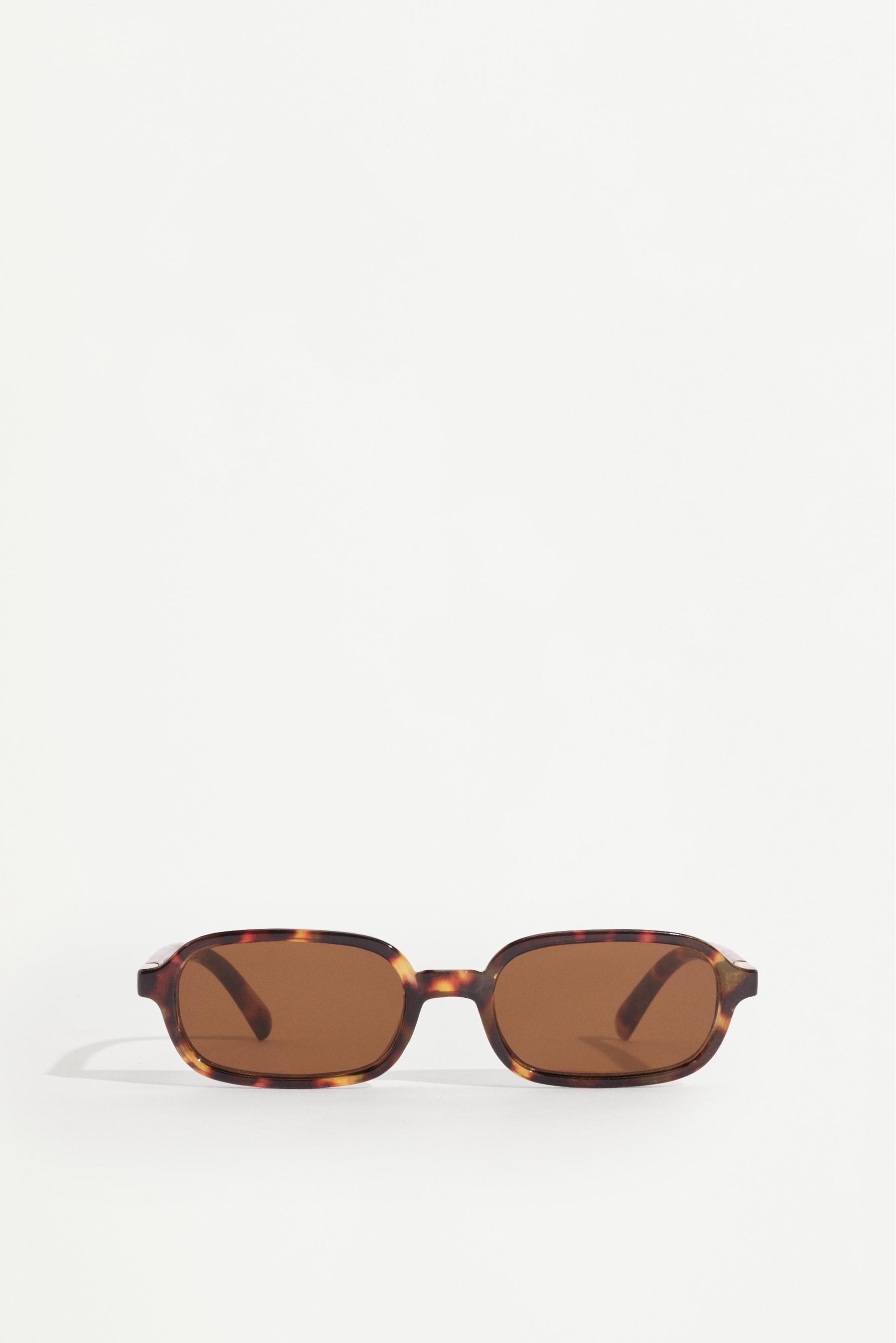 Small rectangular glasses — TORTOISESHELL
